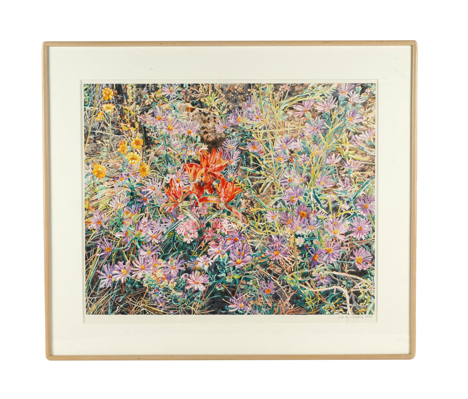 SHIRLEY PETTIBONE (1936 - 2011): "WILD FLOWERS & ROCKS" (1 of 9)