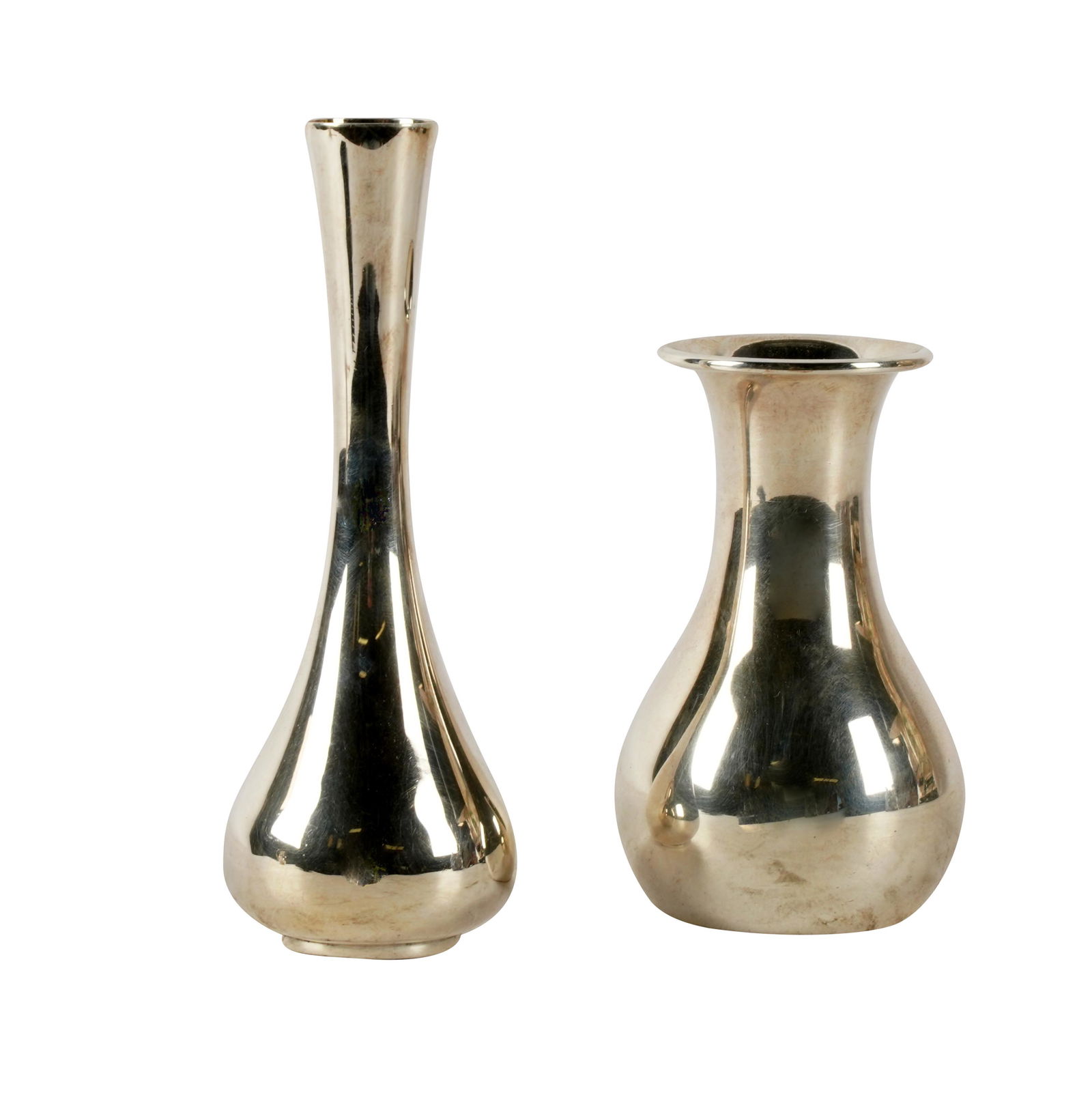TWO TIFFANY & CO. STERLING VASES (1 of 6)