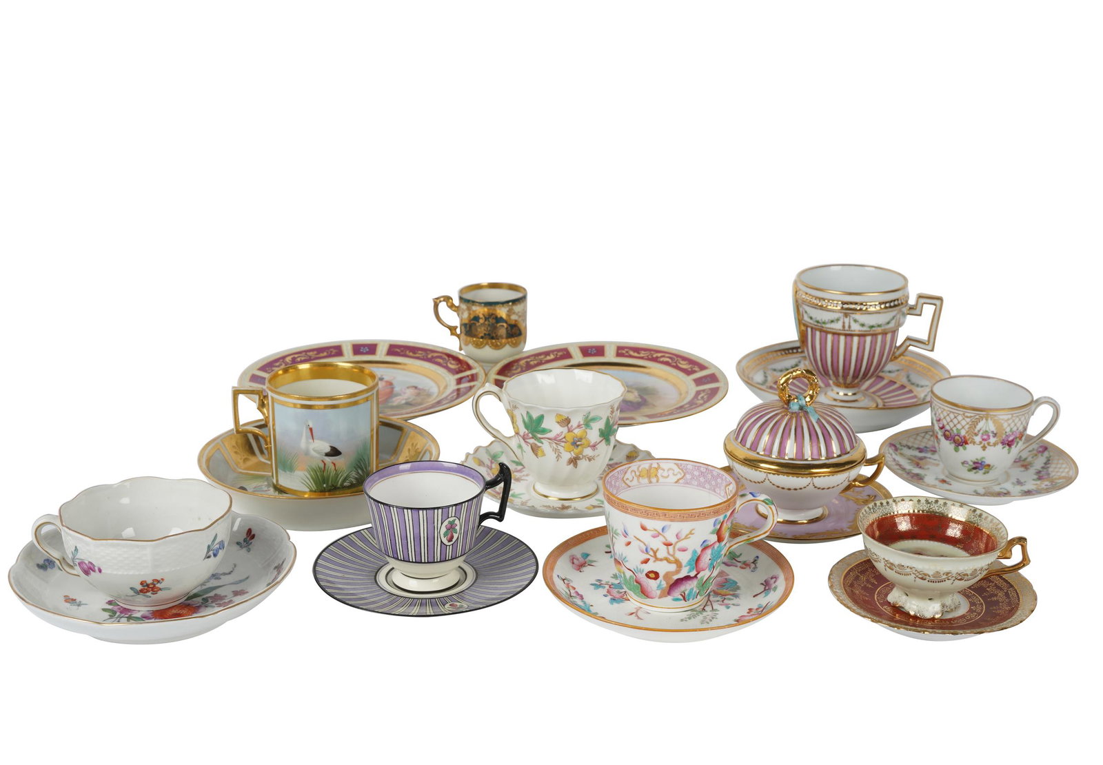 COLLECTION OF CONTINENTAL & ENGLISH PORCELAIN (1 of 14)