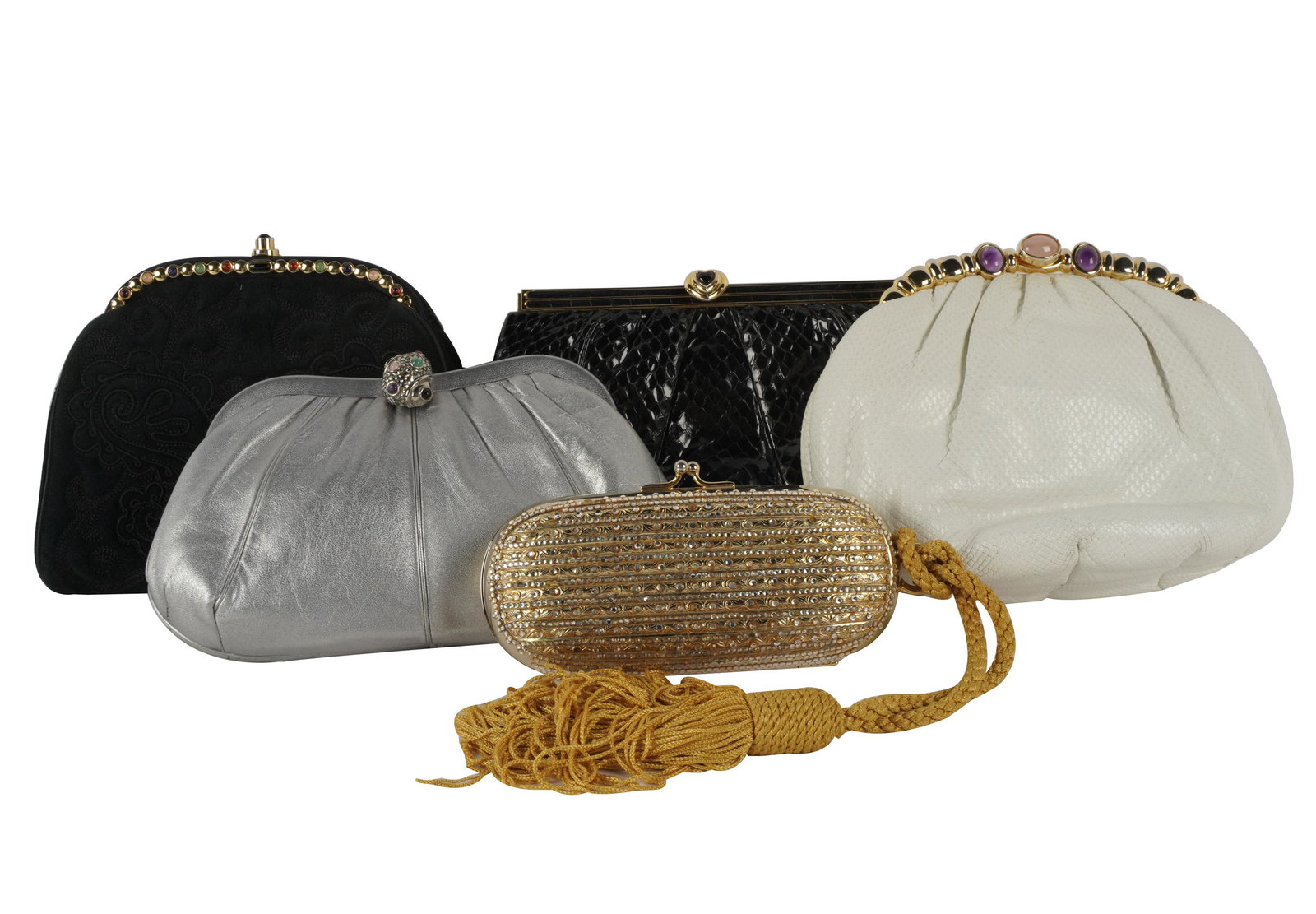 FIVE JUDITH LEIBER PURSES (1 of 13)