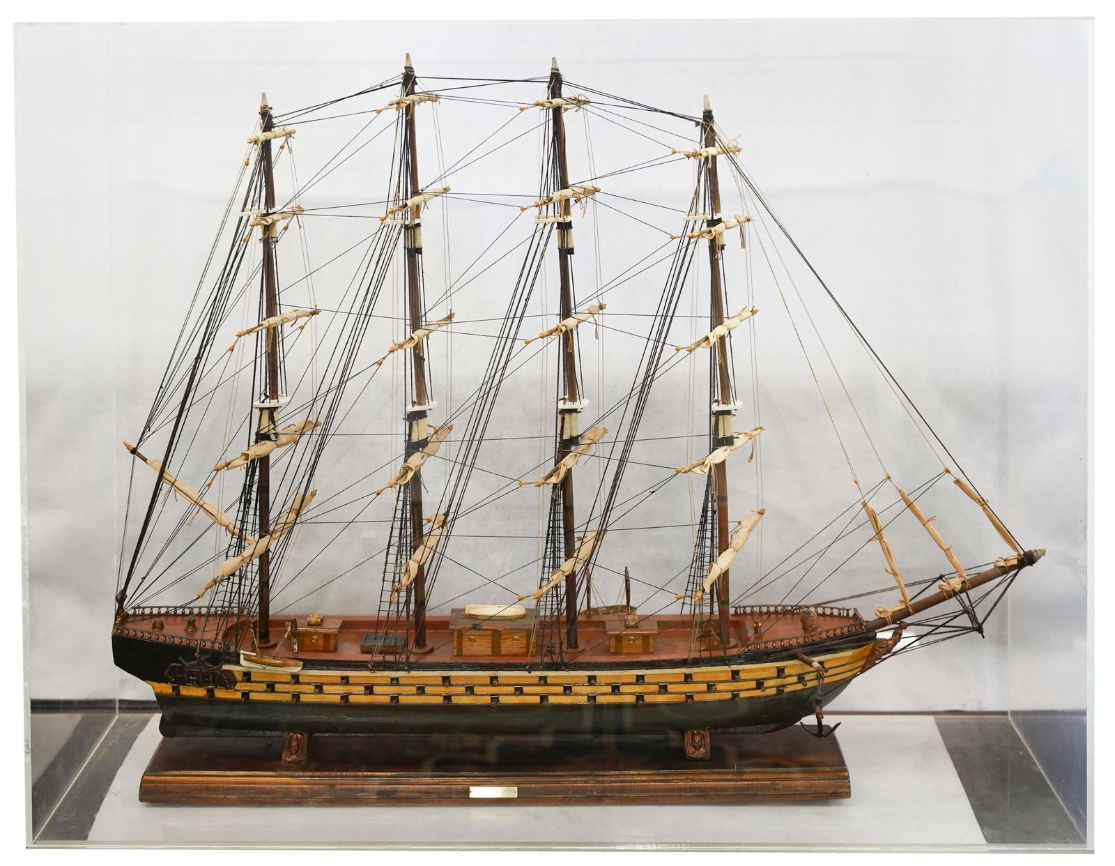ボトルシップ　FRAGATA ESPAÑOLA 1780 モデル Antique Beautiful Sail Ship Fragata Espanola 1780, Very