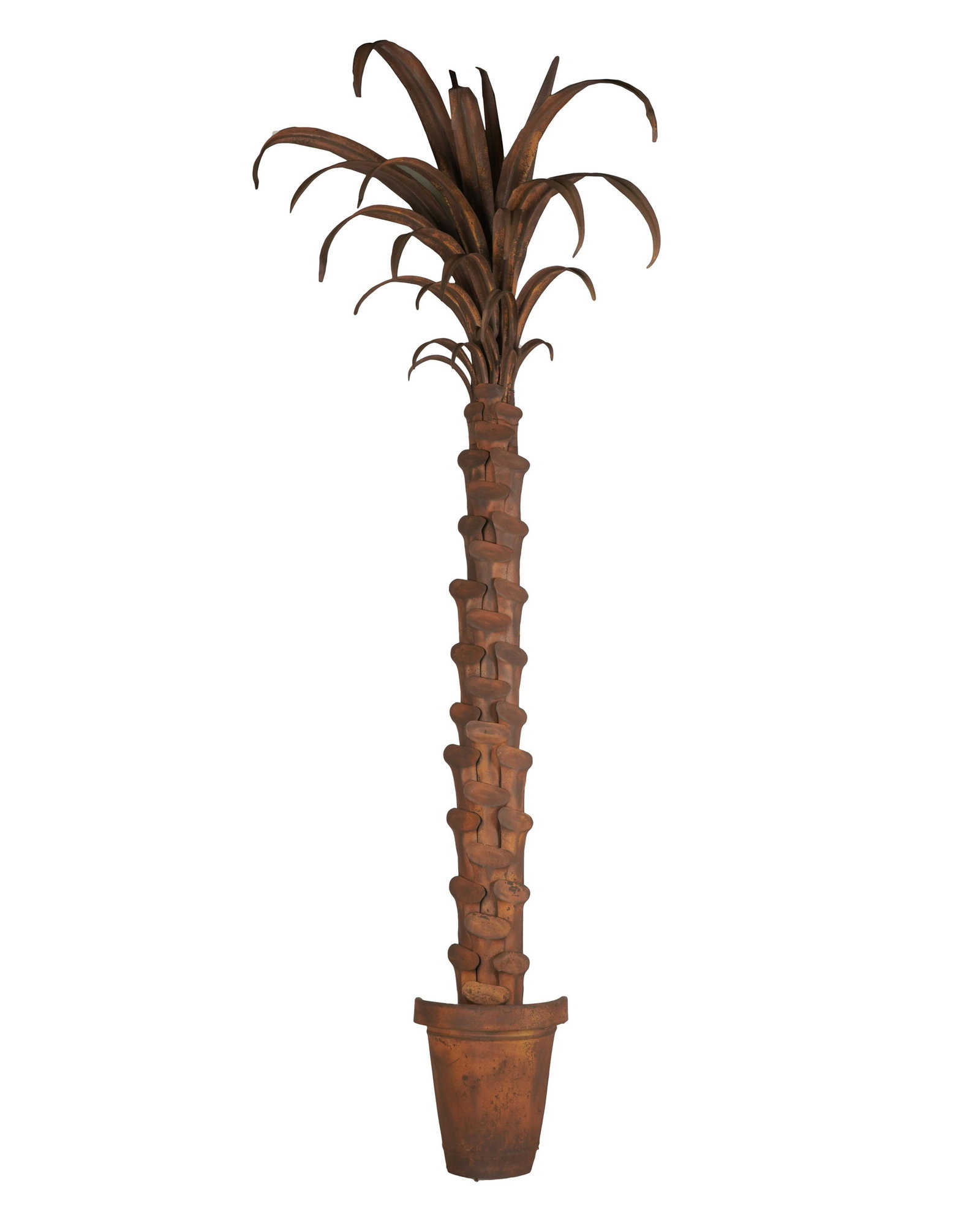 MID-CENTURY TOLE PALM TREE WALL MOUNT (1 of 7)