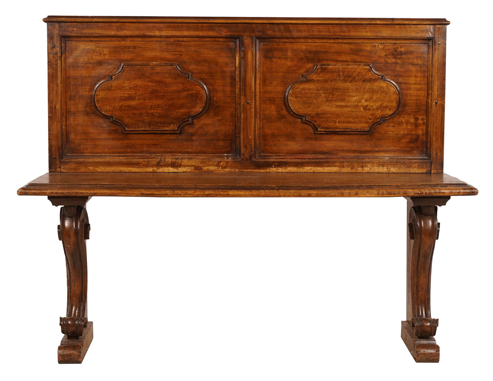 TUSCAN WALNUT HALL BENCH (1 of 10)