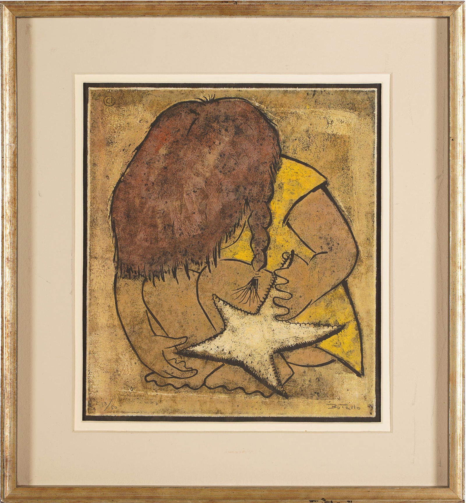 ANGEL BOTELLO (1913 - 1986): GIRL WITH STARFISH (1 of 14)