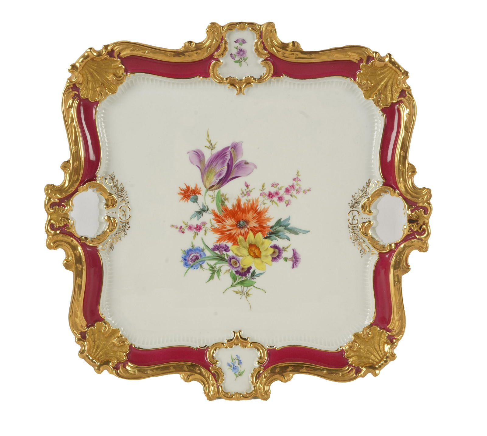 MEISSEN PORCELAIN TRAY (1 of 9)