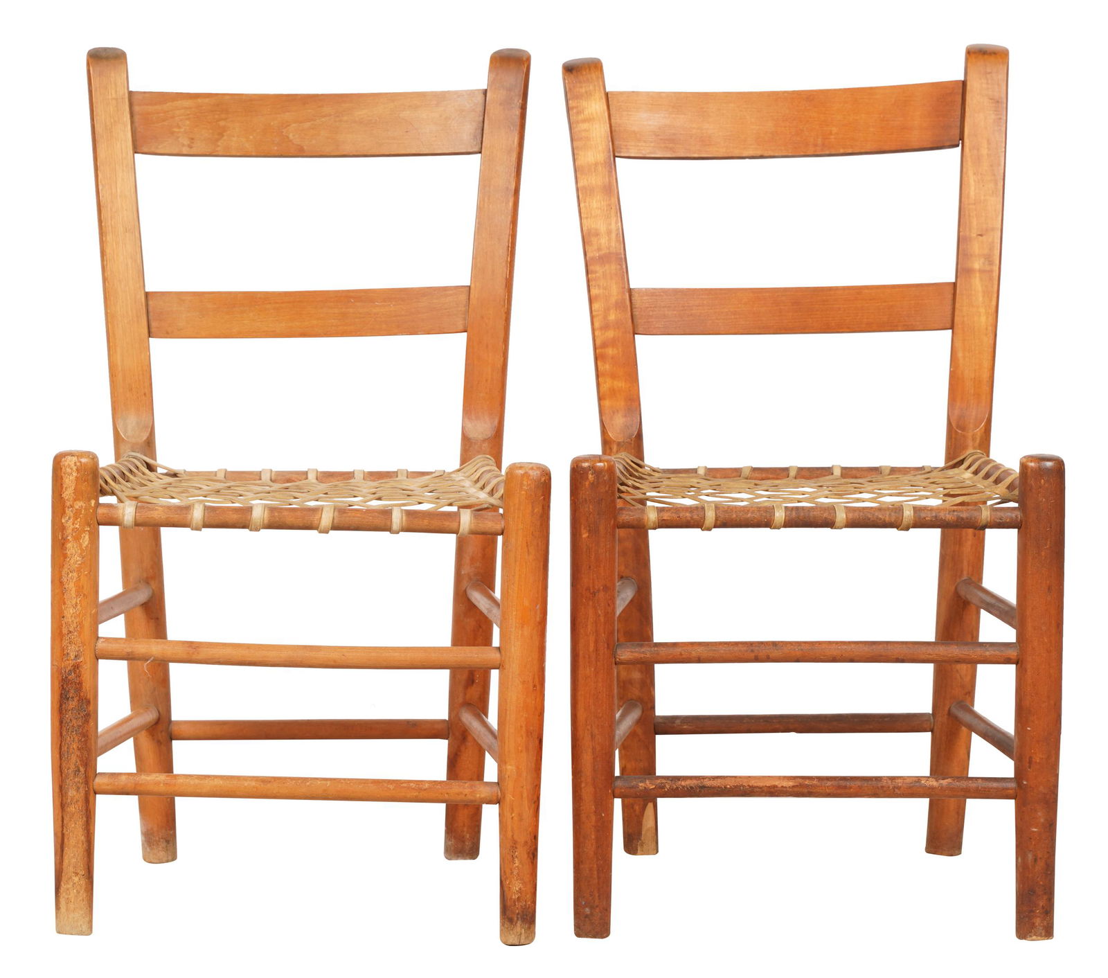 PAIR OF AMERICAN LADDERBACK CHAIRS (1 of 7)