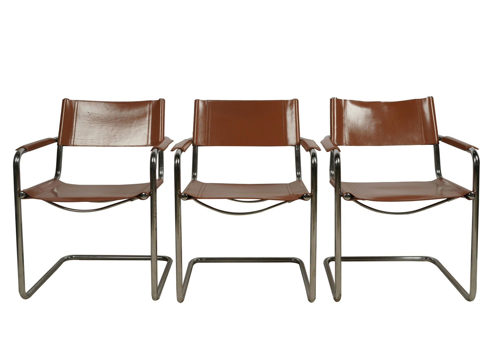 SET OF THREE MODERNIST ARMCHAIRS (1 of 10)