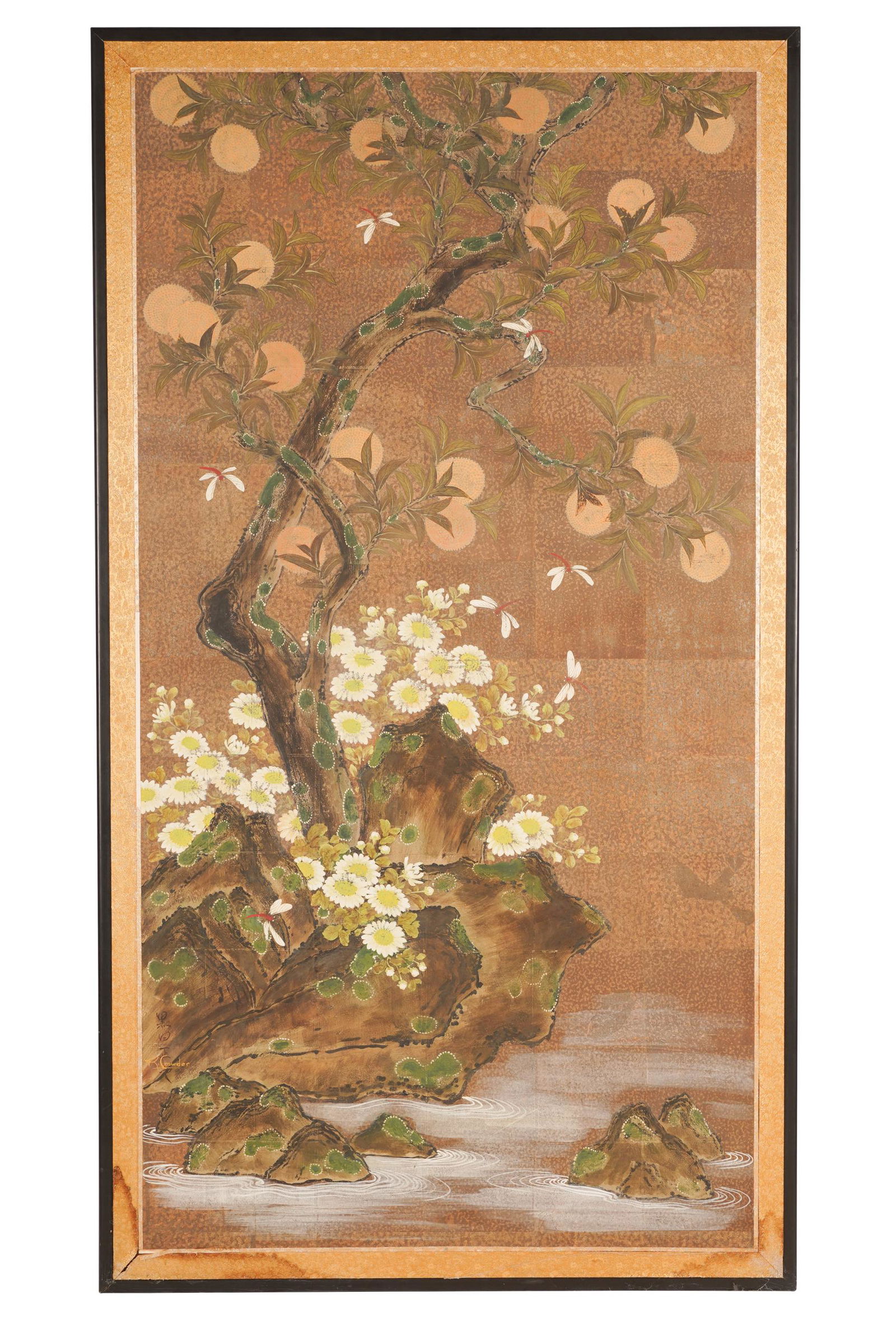 ROBERT CROWDER (20TH C.): JAPANESE LANDSCAPE PANEL (1 of 16)