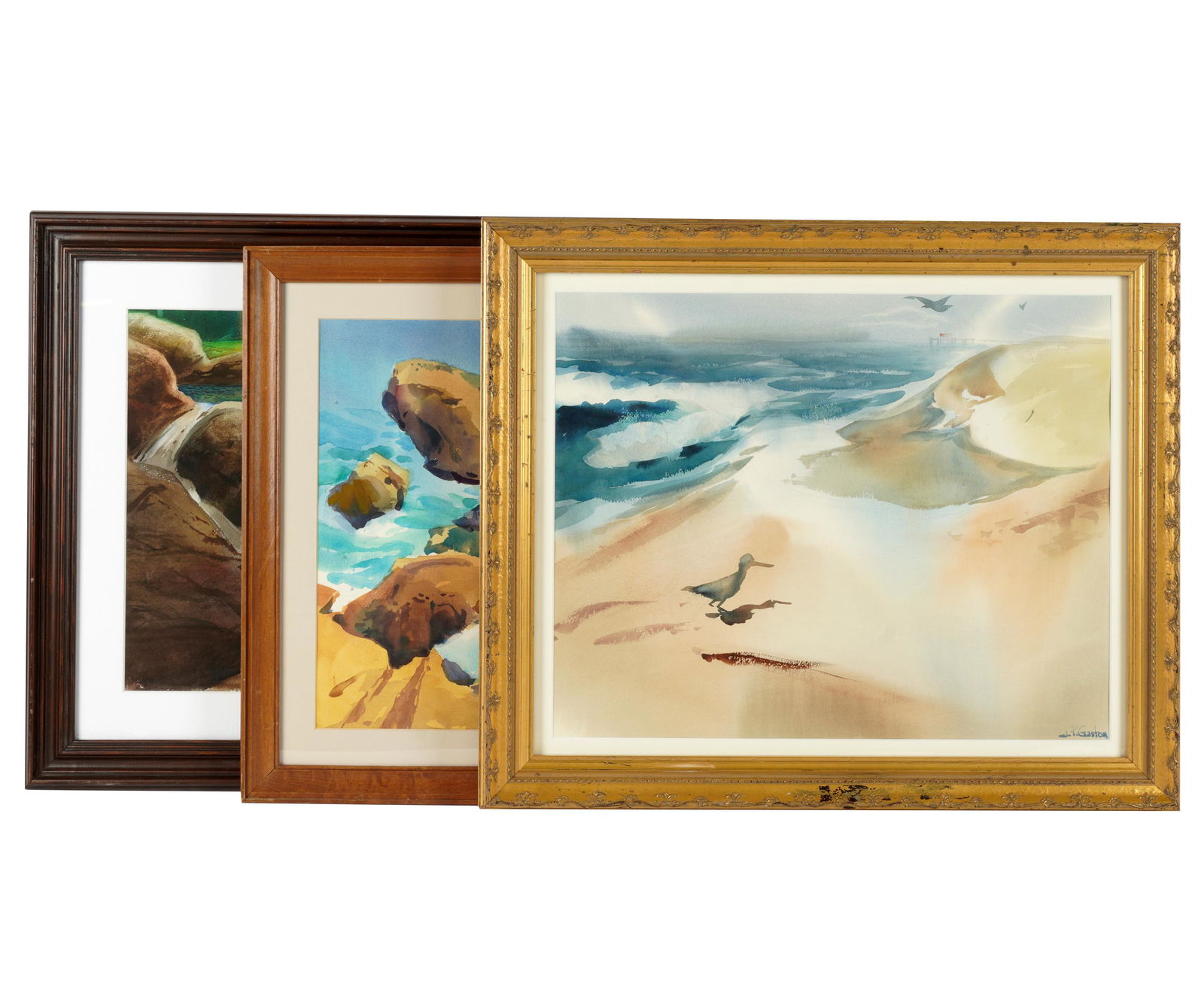 JEROME PRIEBE GASTON (1911 - 1989): THREE COASTALS (1 of 7)