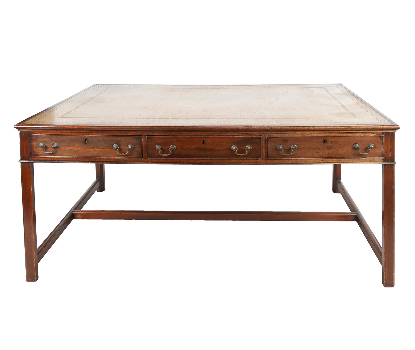 ENGLISH MAHOGANY  PARTNERS DESK (1 of 7)