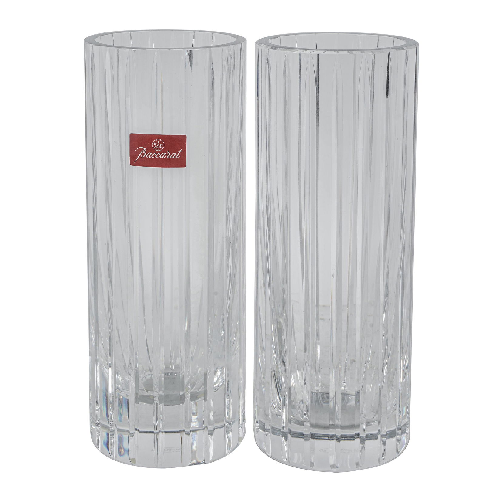 PAIR OF BACCARAT CRYSTAL VASES (1 of 5)