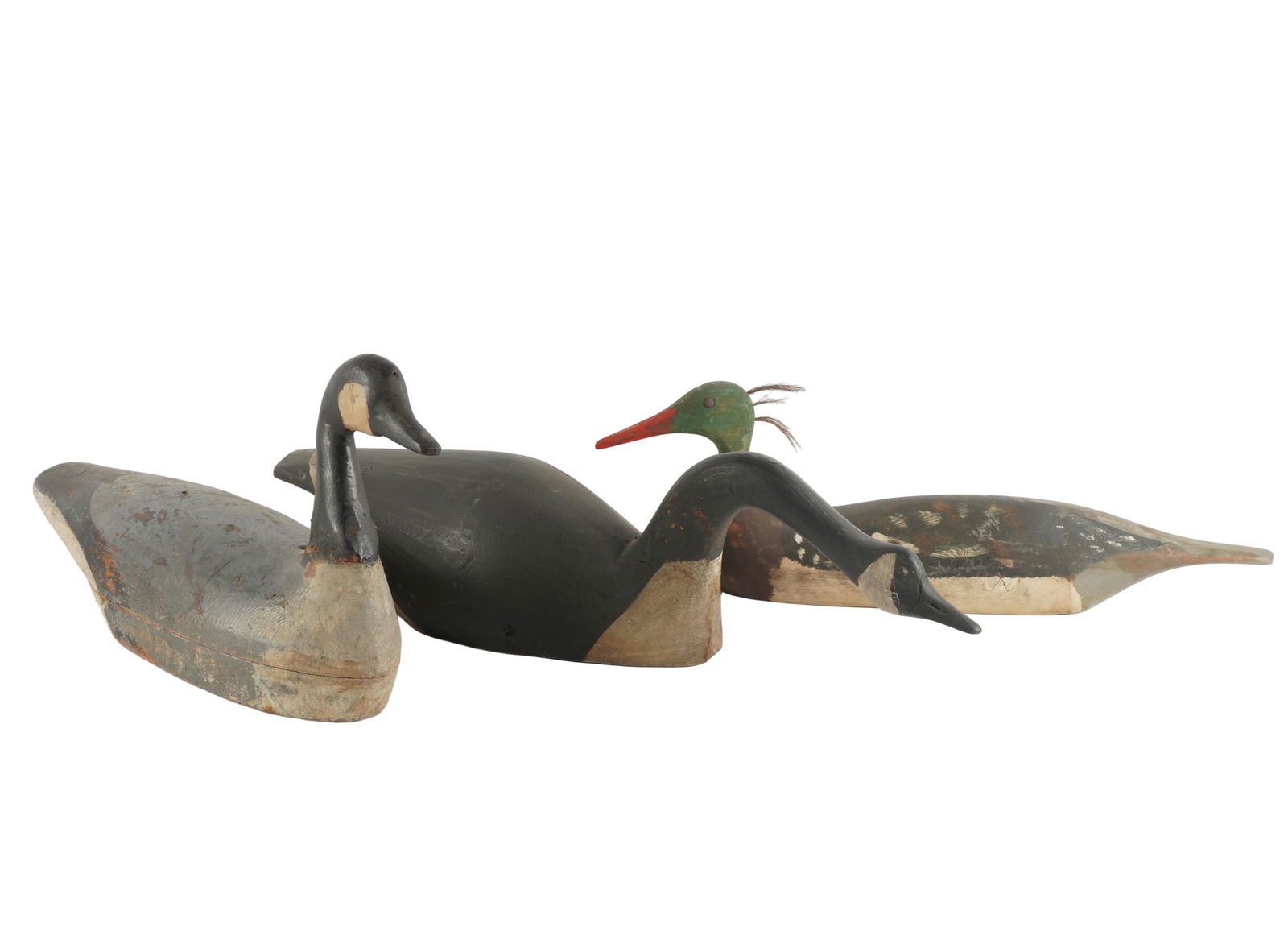 THREE DUCK DECOYS (1 of 10)