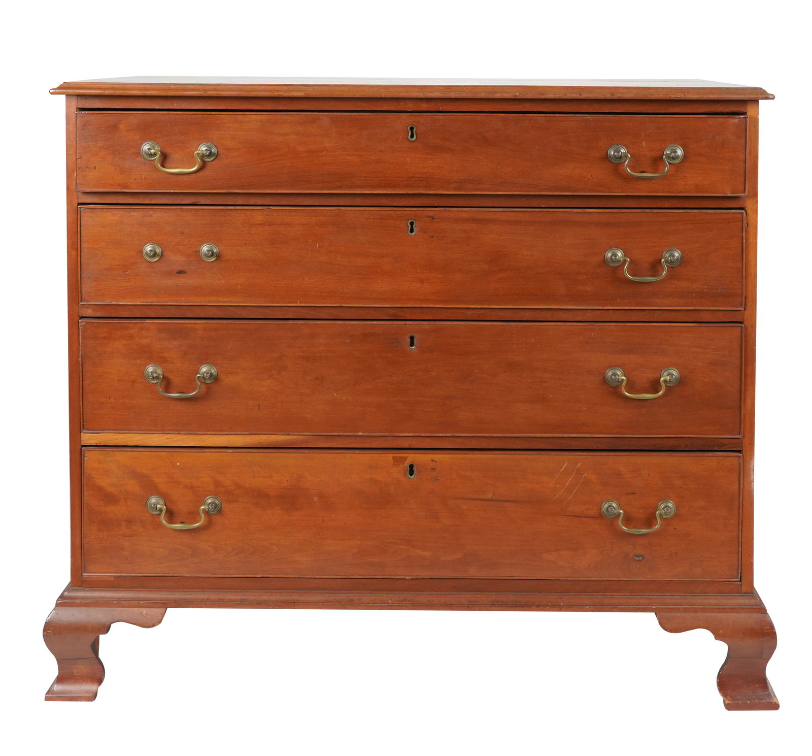 AMERICAN CHIPPENDALE-STYLE STYLE CHEST OF DRAWERS (1 of 10)