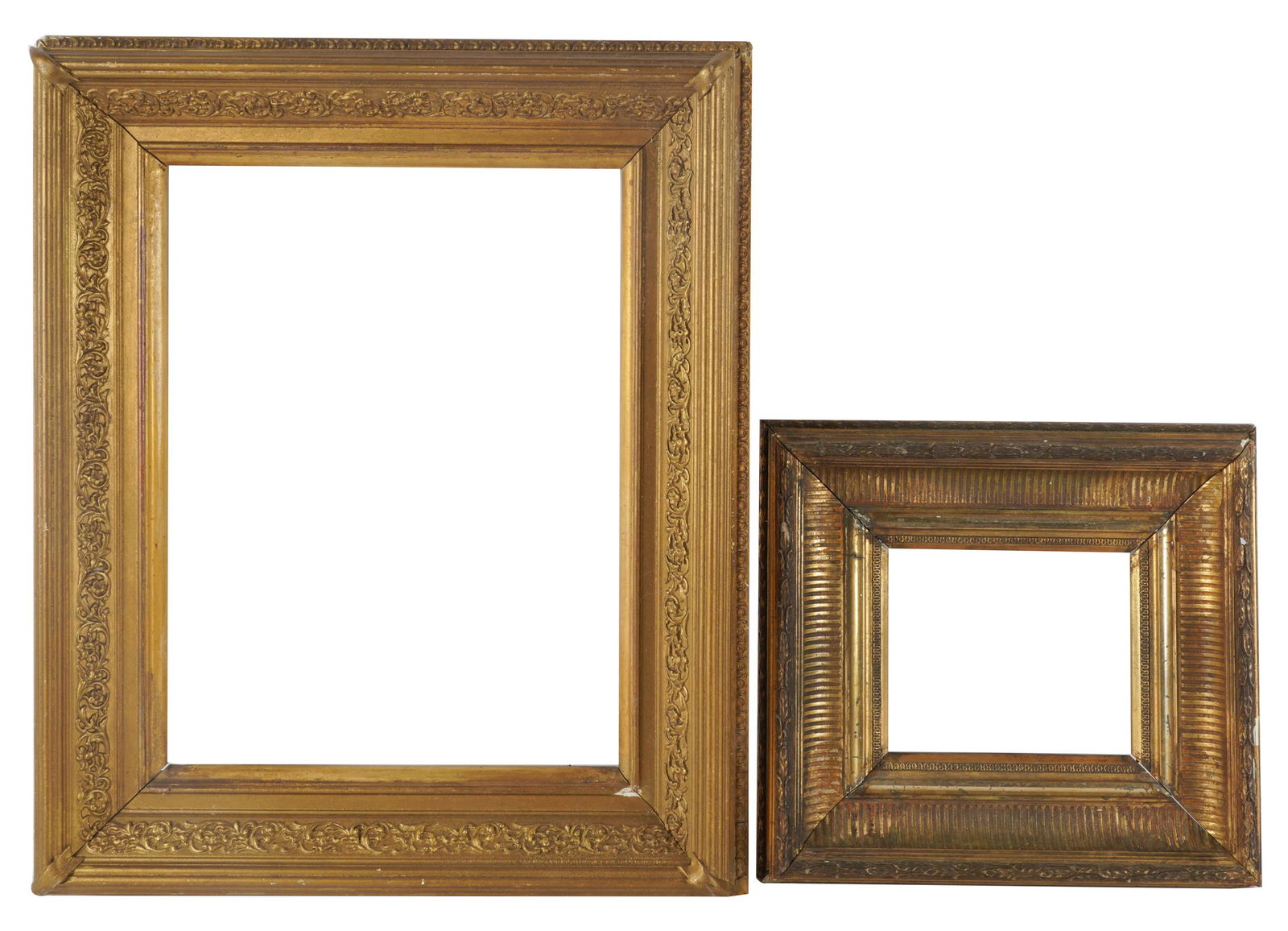TWO CARVED GILTWOOD & GESSO FRAMES (1 of 8)