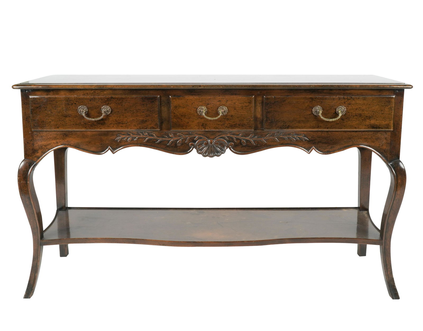 FRENCH PROVINCIAL-STYLE WALNUT SIDEBOARD (1 of 10)