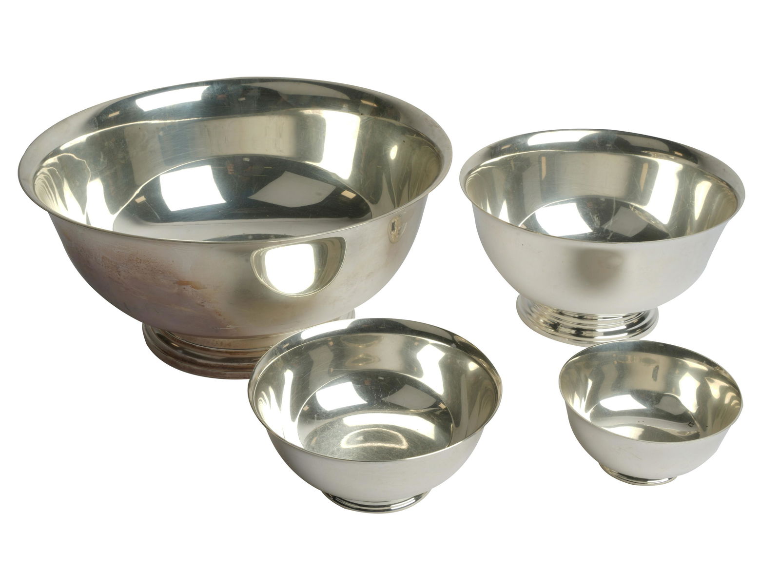 FOUR AMERICAN STERLING BOWLS (1 of 11)