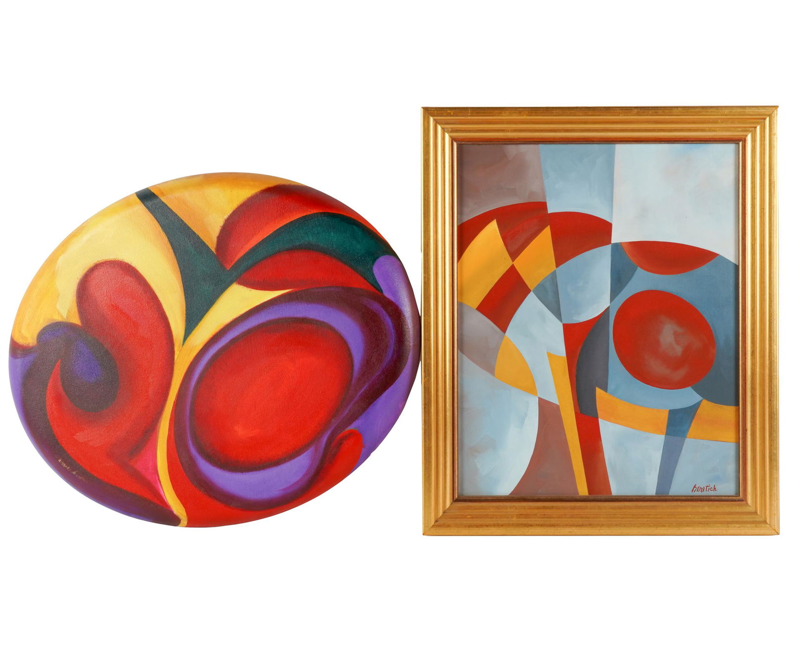 BARBARA BERETICH (1936 - 2017): TWO ABSTRACTS (1 of 9)