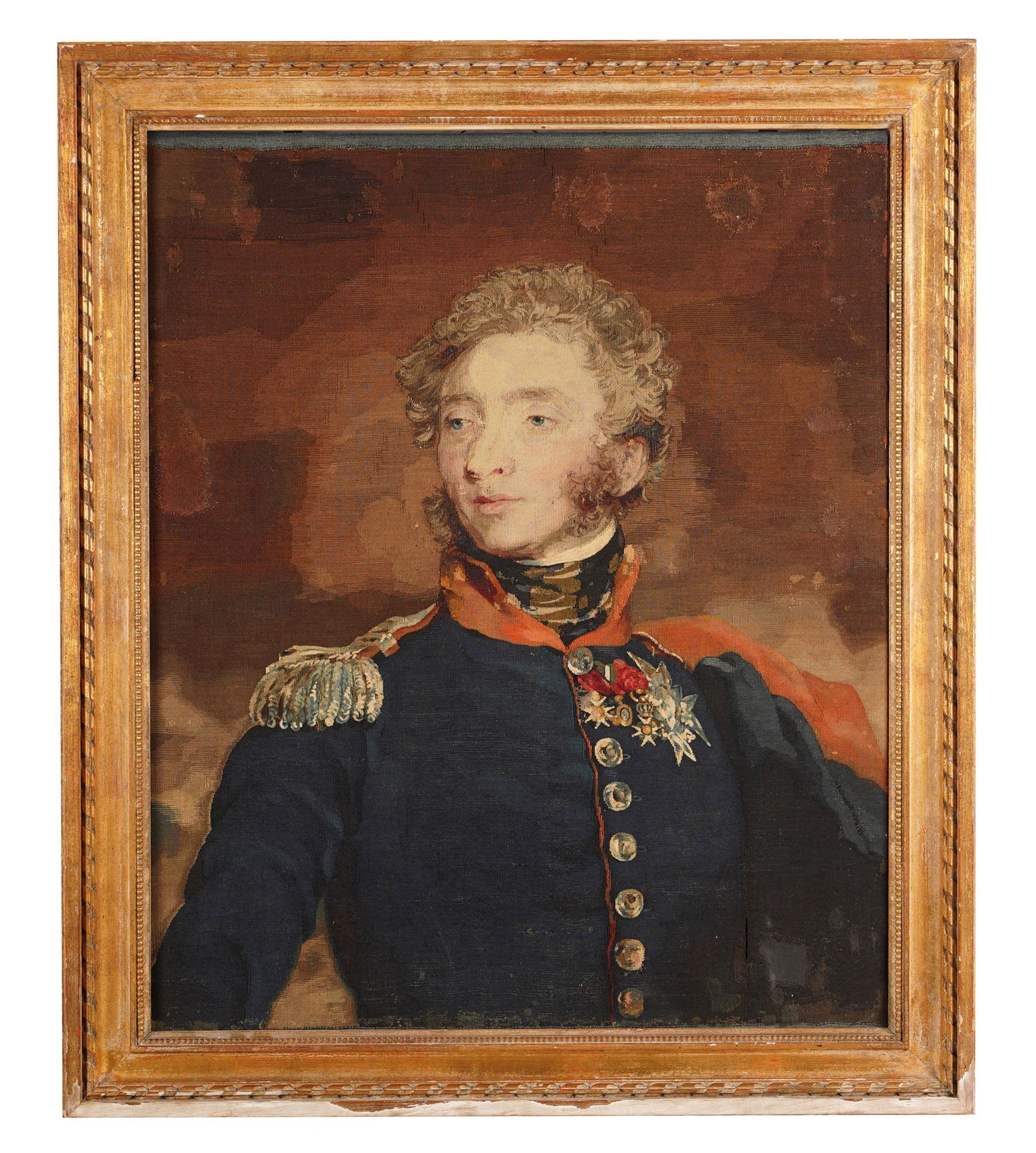 FRAMED NEEDLEWORK PANEL (1 of 12)