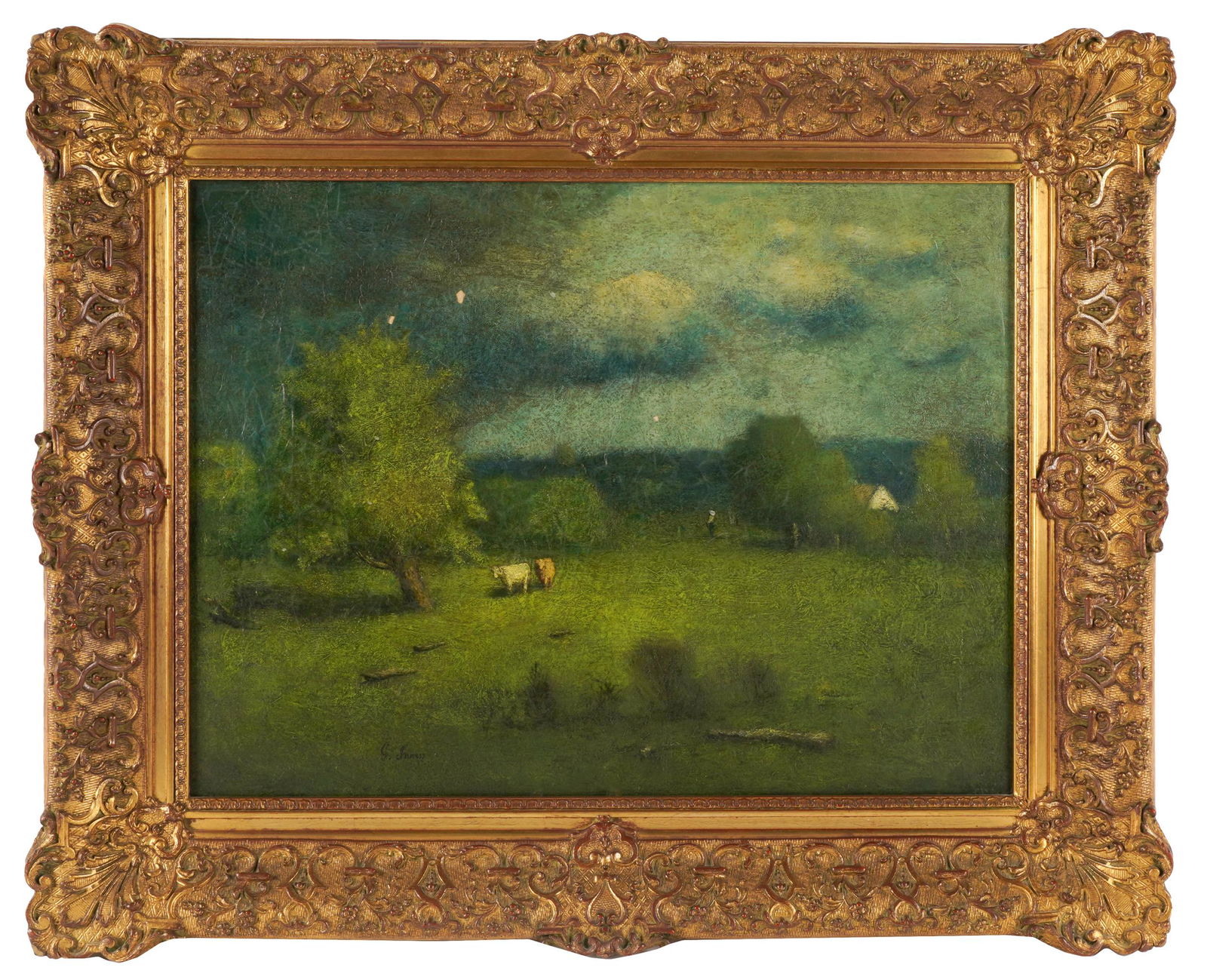AFTER GEORGE INNESS: LANDSCAPE WITH FIGURES (1 of 8)