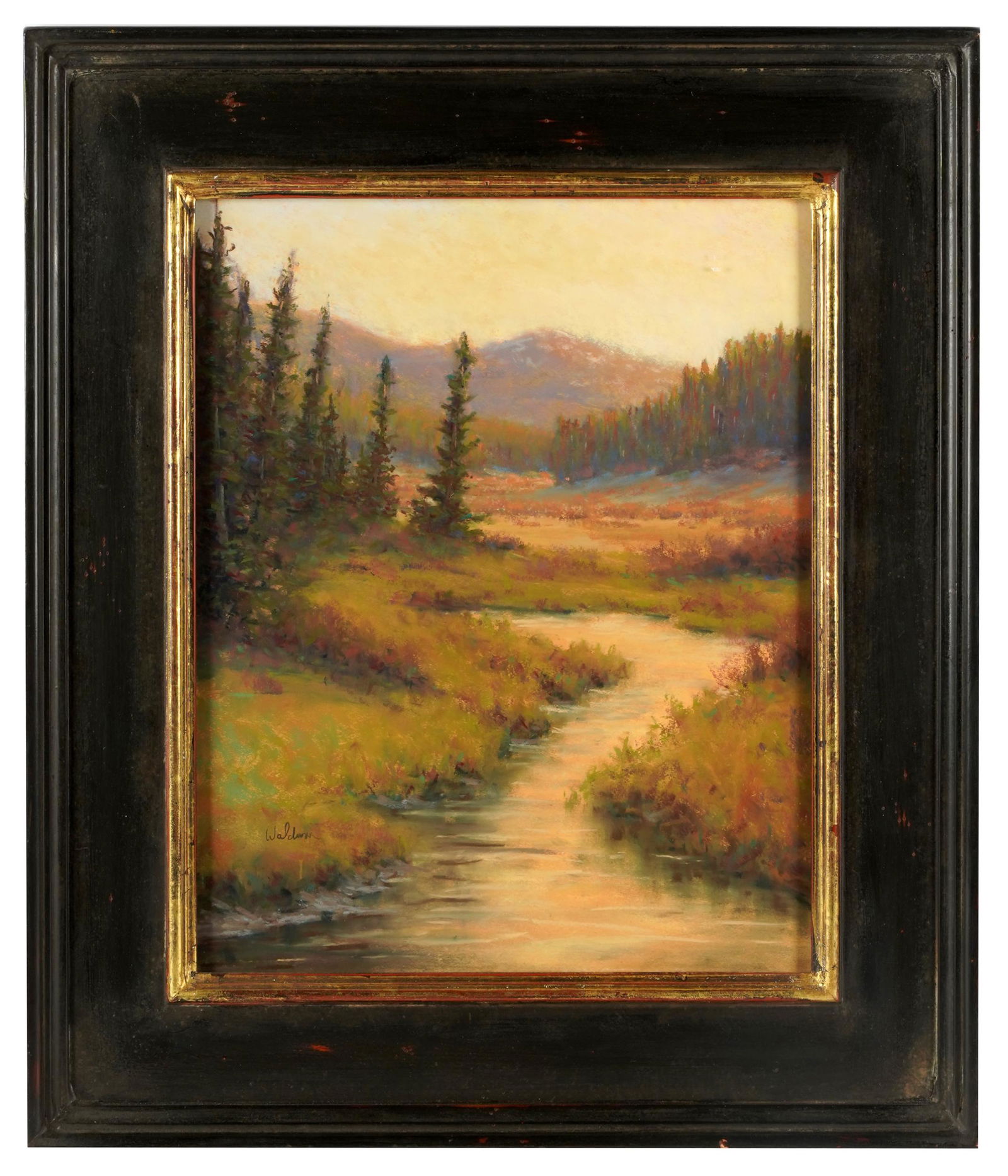 PAUL WALDUM (20/21ST CENTURY): MORNING LIGHT ON SOURDOUGH CREEK (1 of 8)