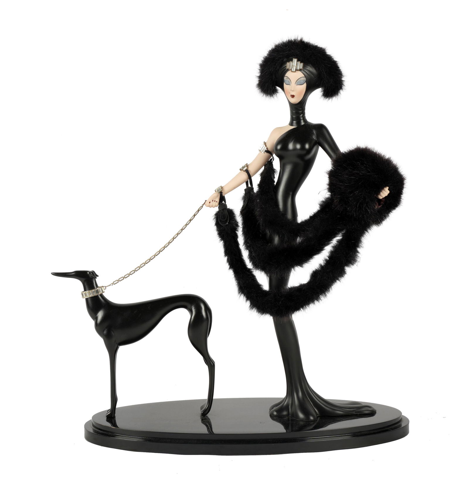 HOUSE OF ERTE / FRANKLIN MINT: "SYMPHONY IN BLACK" (1 of 10)