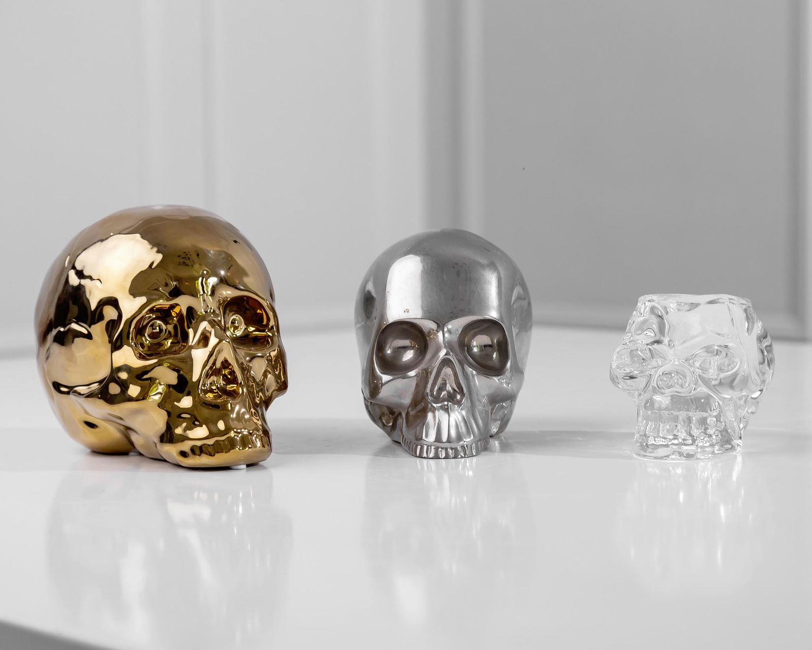 CHRISTIAN AUDIGIER GROUP OF THREE DECORATIVE SKULLS (1 of 20)