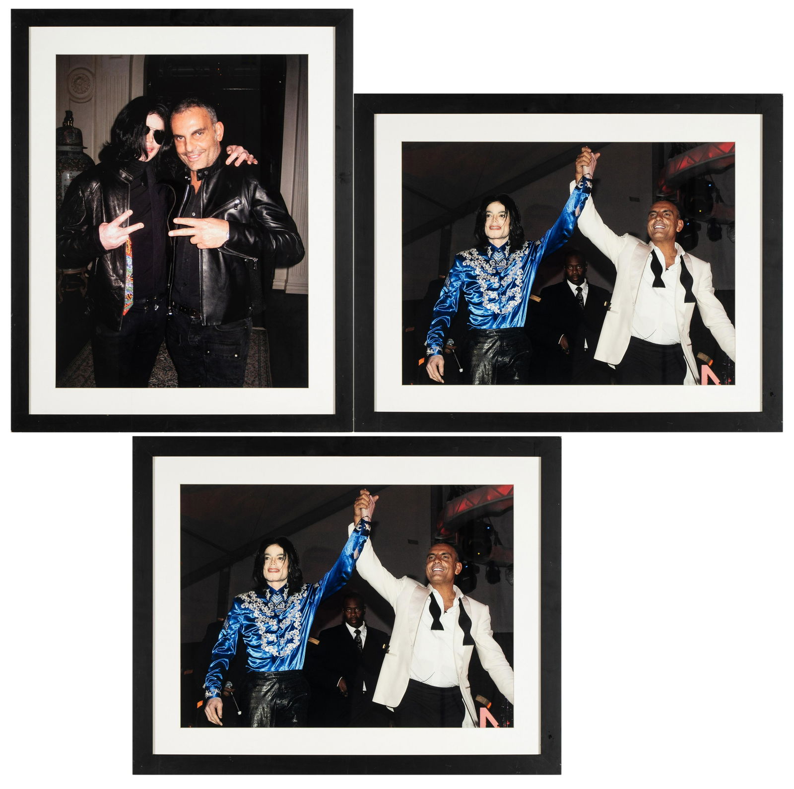 CHRISTIAN AUDIGIER & MICHAEL JACKSON FRAMED PHOTOS (1 of 15)