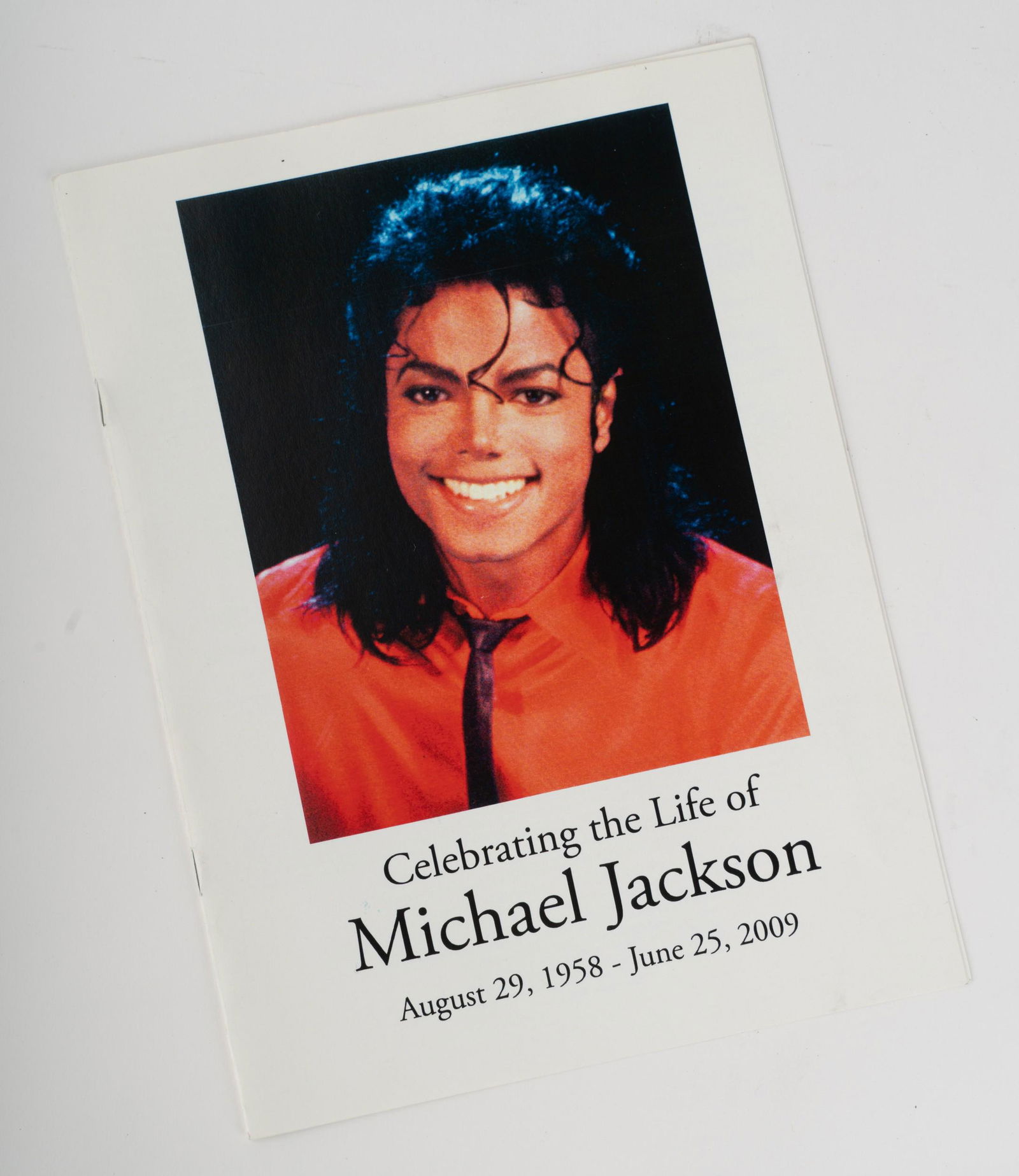 CHRISTIAN AUDIGIER MICHAEL JACKSON MEMORIAL PROGRAM (1 of 3)