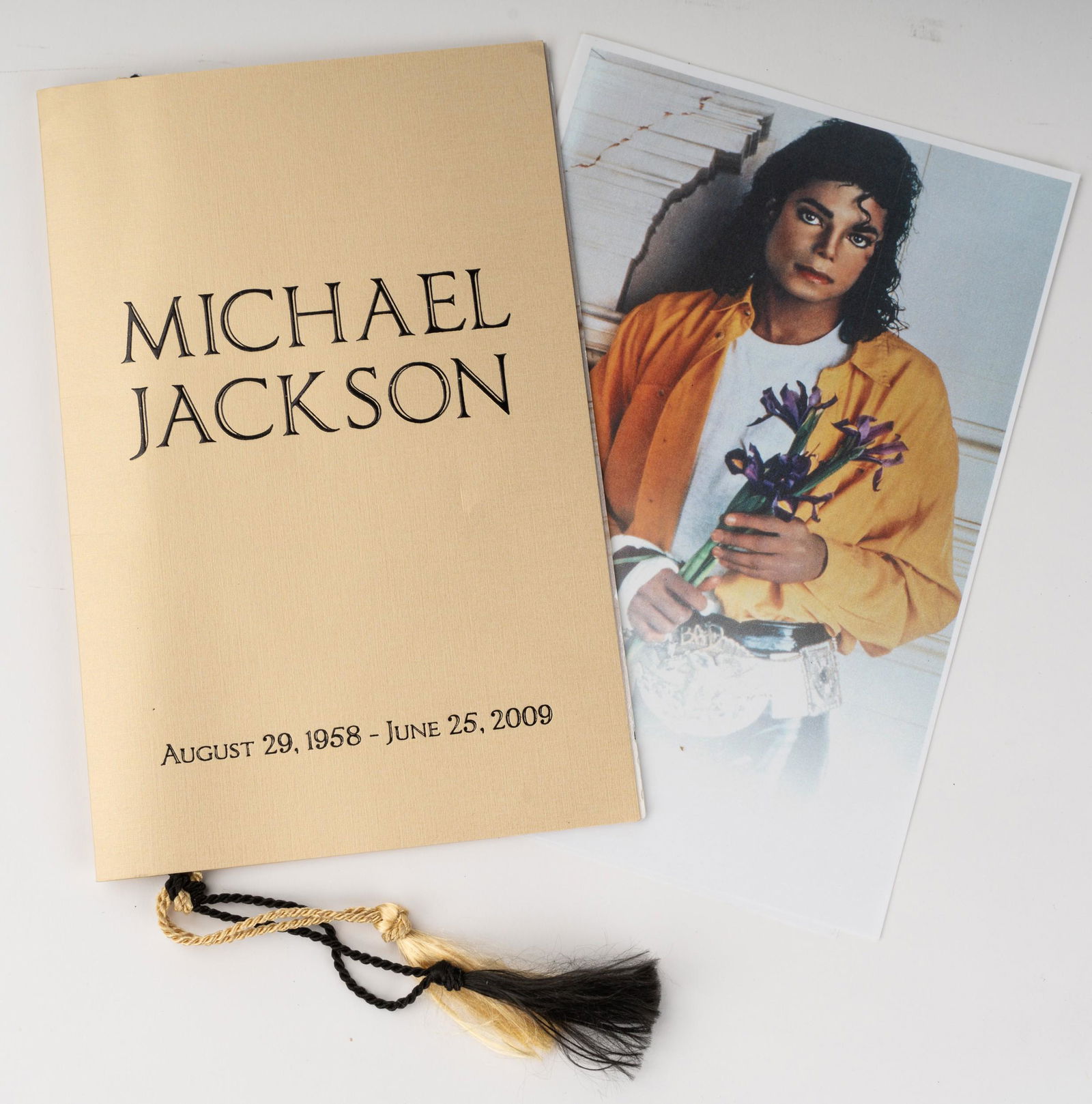 CHRISTIAN AUDIGIER MICHAEL JACKSON SERVICE PROGRAM (1 of 6)