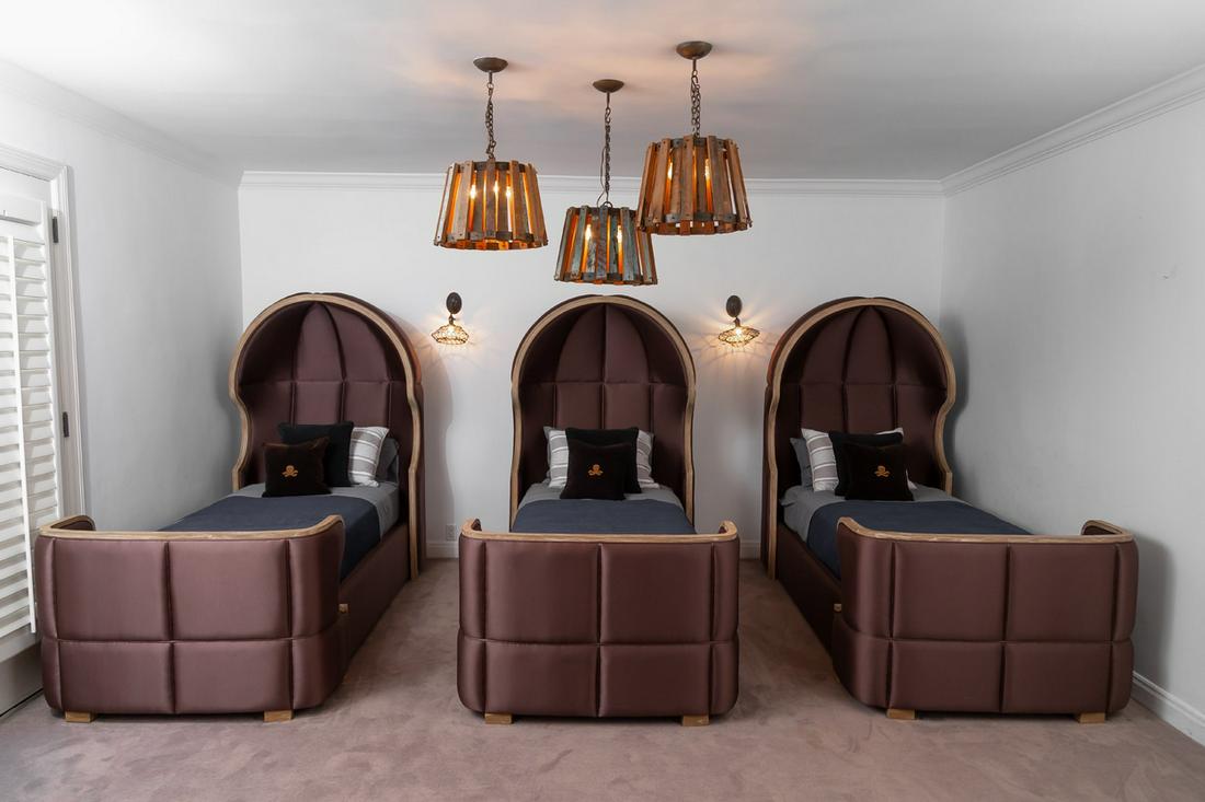 CHRISTIAN AUDIGIER THREE BALLOON CANOPY TWIN BEDS (1 of 17)