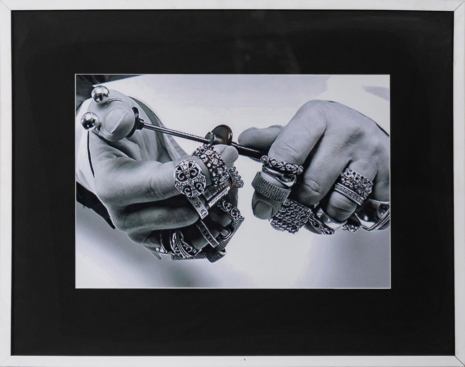 CHRISTIAN AUDIGIER PHOTO PRINT OF HANDS WITH JEWELRY (1 of 8)