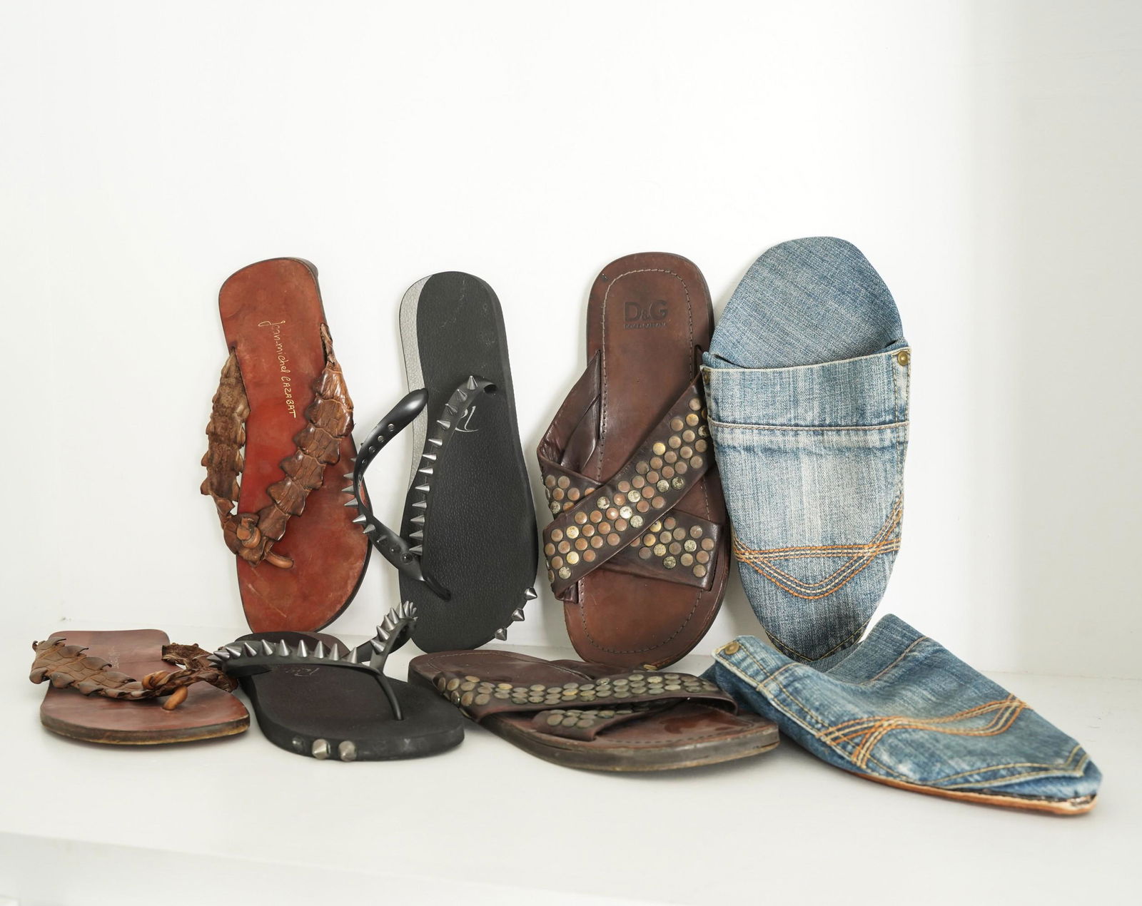 CHRISTIAN AUDIGIER GROUP OF SANDALS AND FLIP FLOPS (1 of 12)