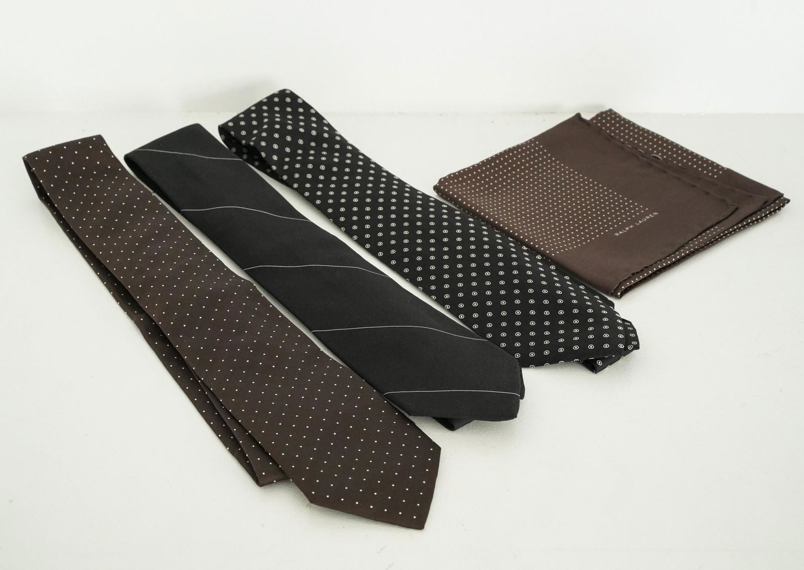 CHRISTIAN AUDIGIER RALPH LAUREN POCKET SQUARE & TIES (1 of 7)