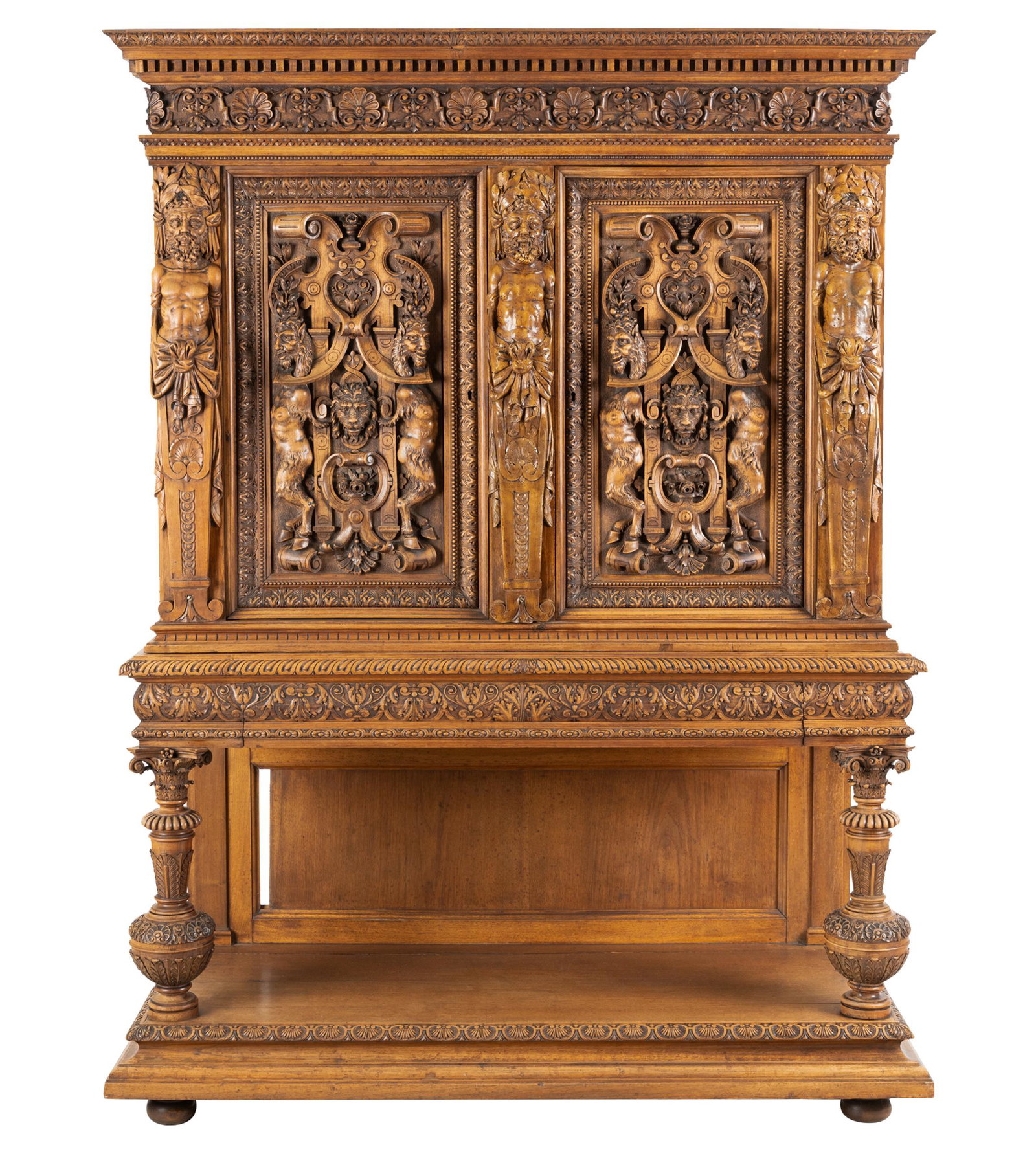 RENAISSANCE REVIVAL CABINET ON STAND (1 of 18)