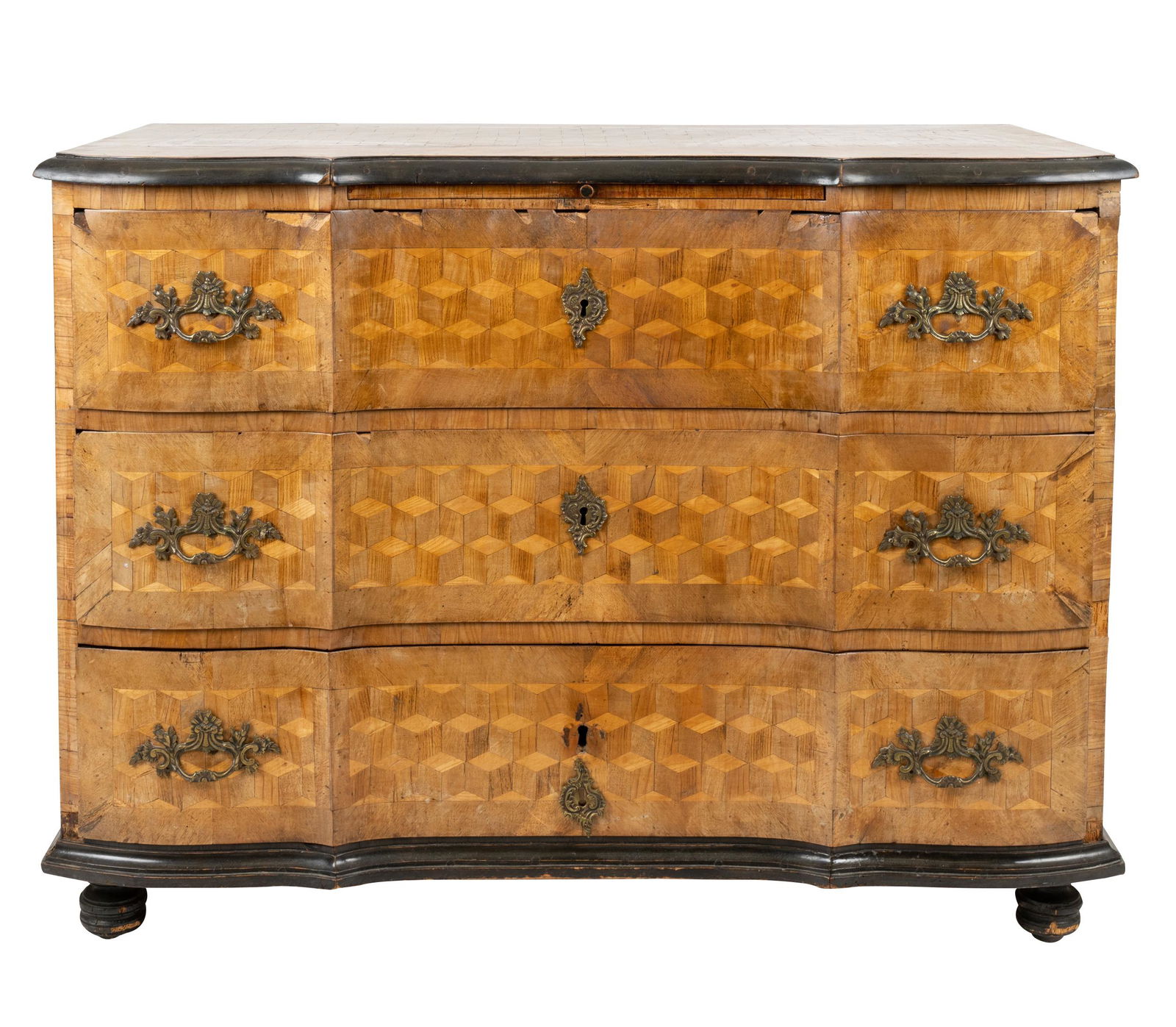 CONTINENTAL PARQUETRY COMMODE (1 of 9)