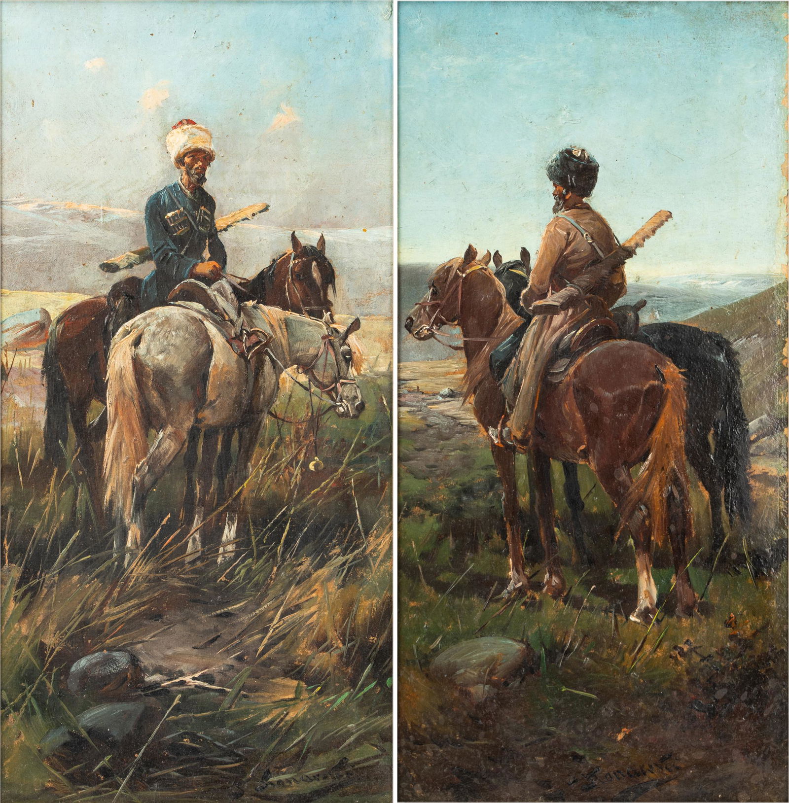 JAN KONARSKI (1850 - 1918): TWO WORKS (1 of 15)