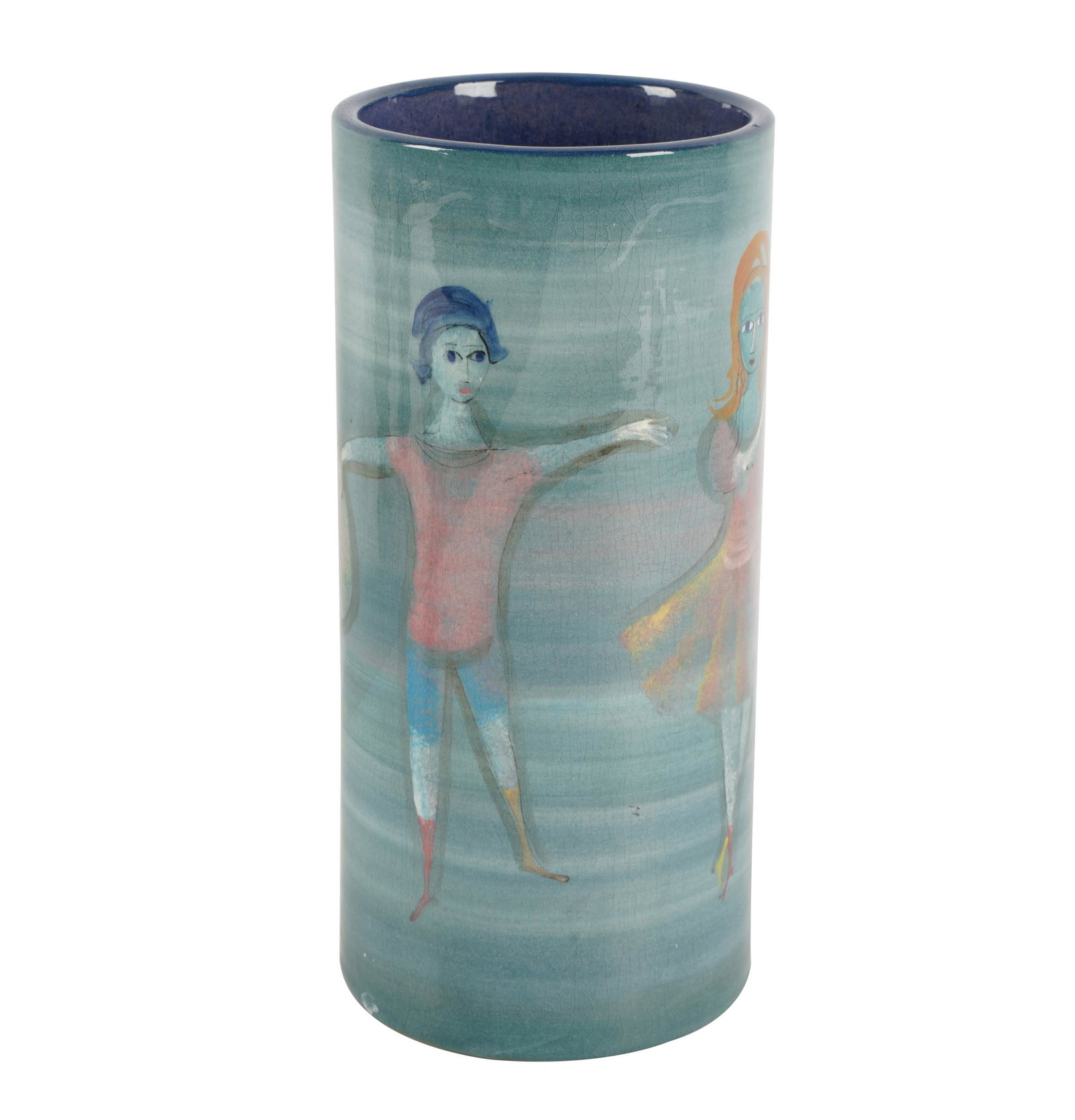 POLIA PILLIN (1909 - 1992): CYLINDRICAL VASE (1 of 6)