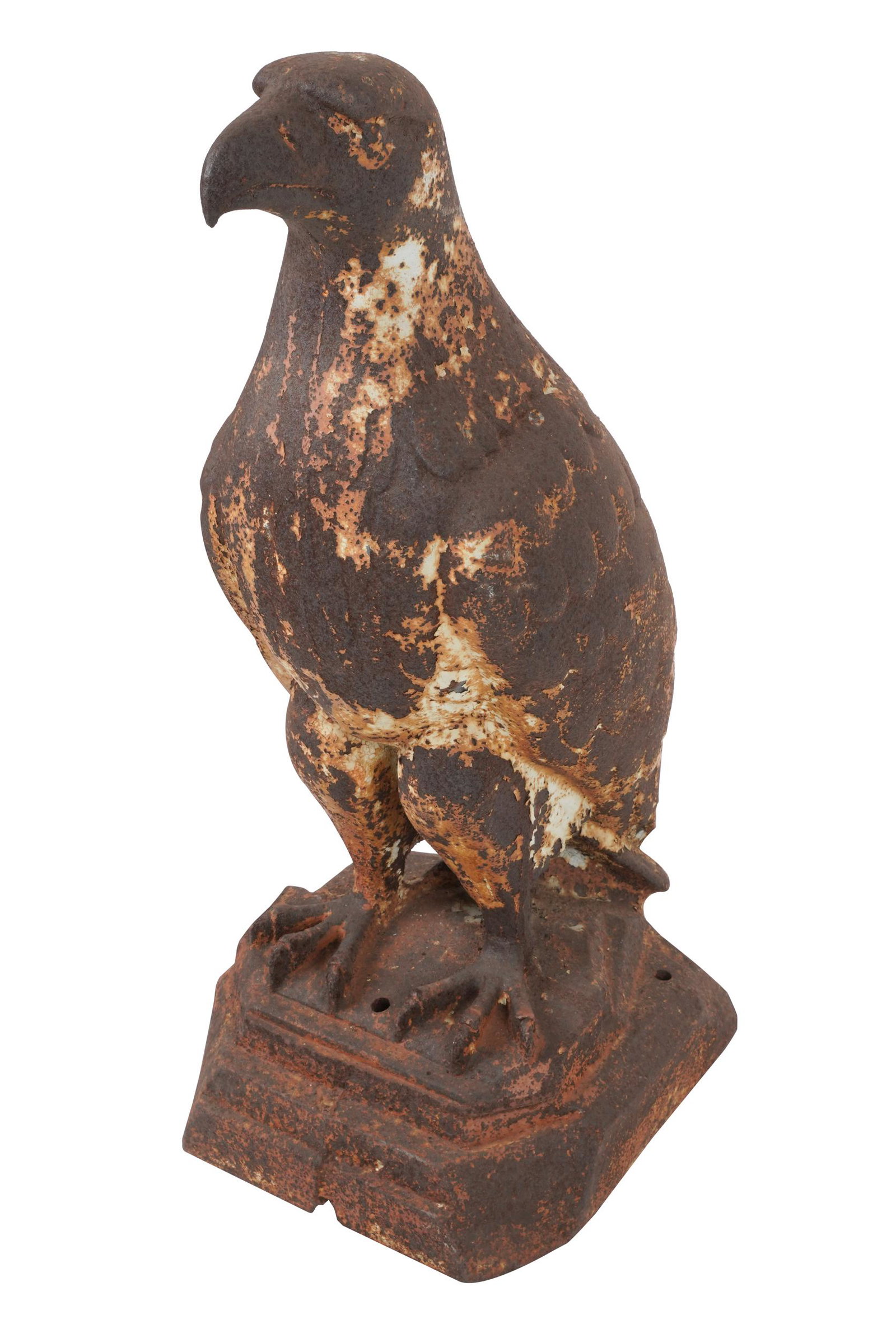 AMERICAN PAINTED IRON EAGLE FIGURE (1 of 10)