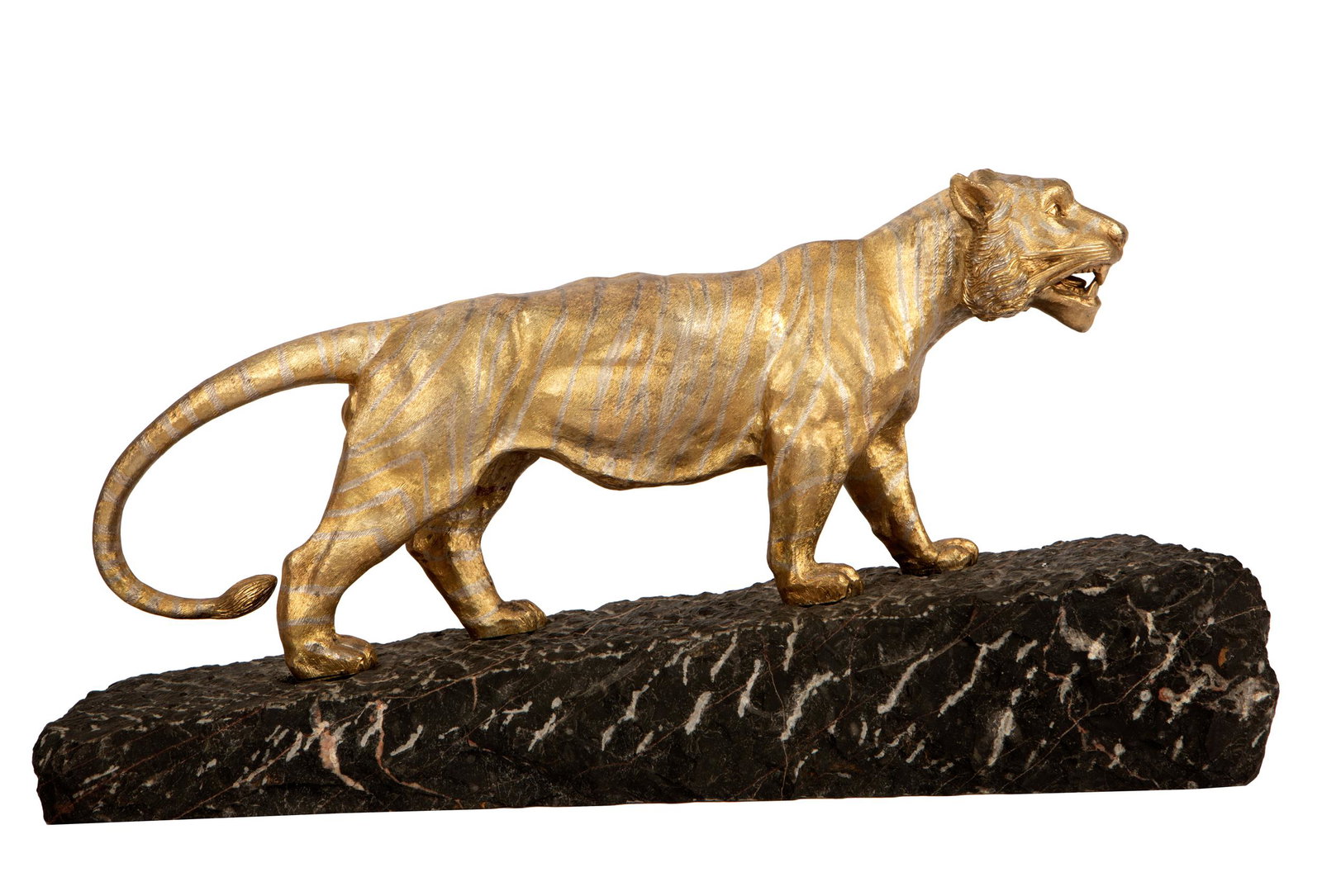 ASPREY & CO. GILT STERLING LION FIGURE (1 of 7)