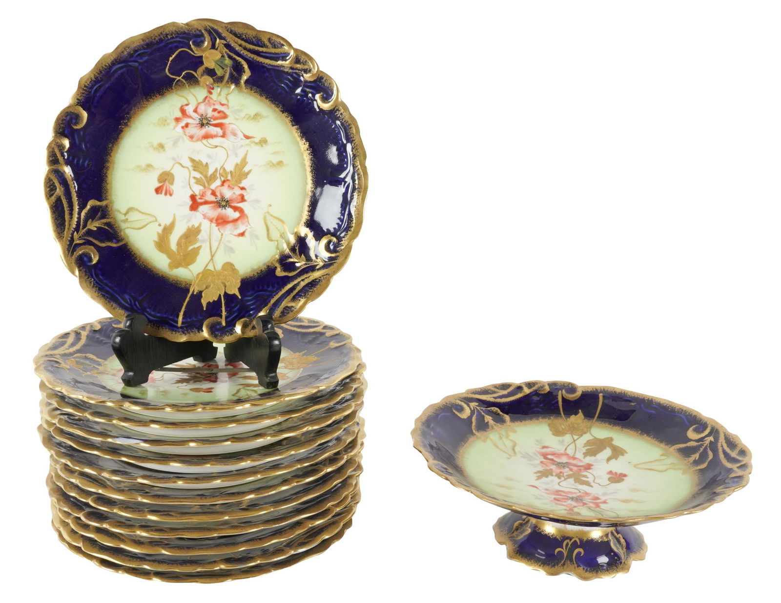 CHARLES AHRENFELDT LIMOGES PORCELAIN PART SERVICE (1 of 8)