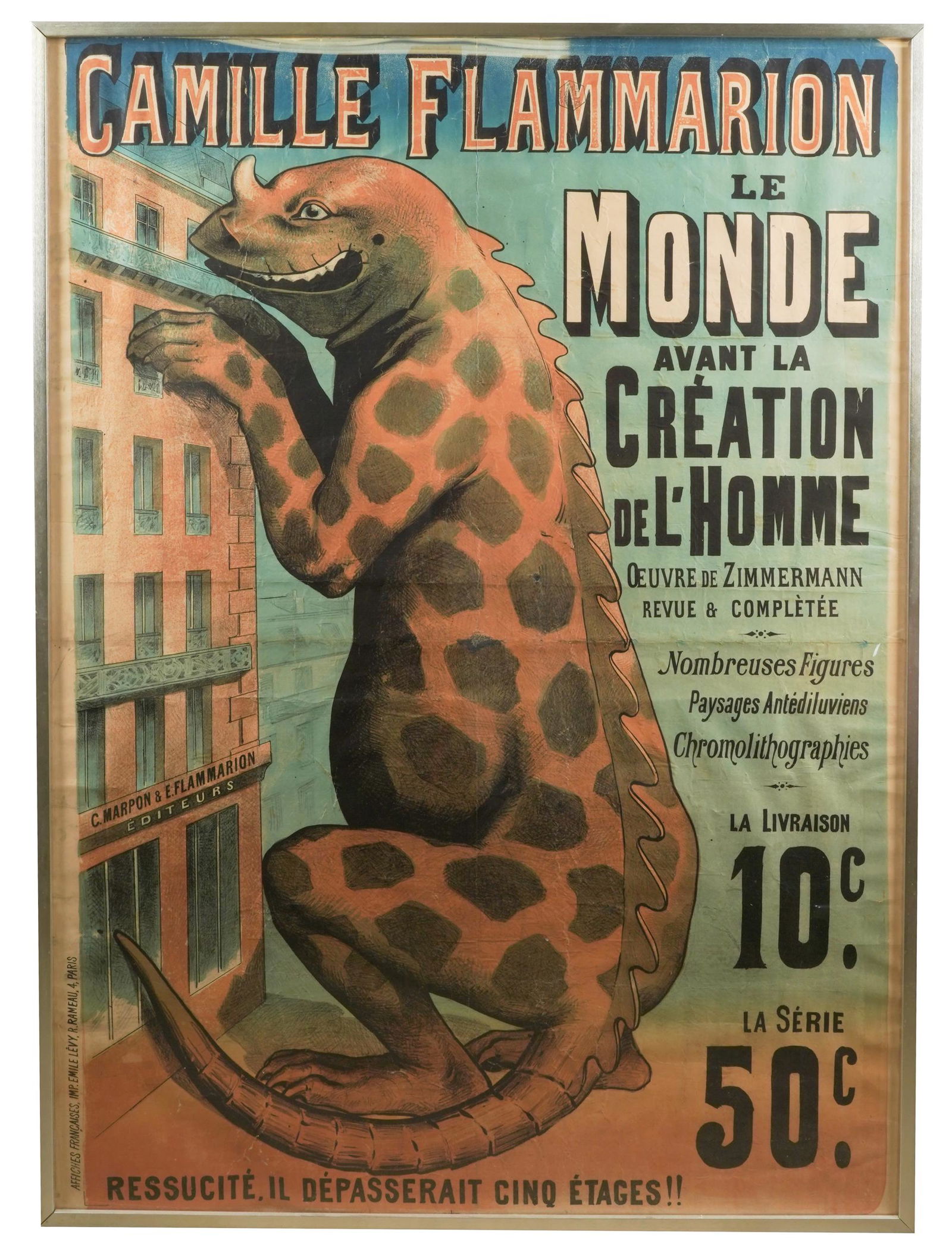 FRENCH POSTER: "CAMILLE FLAMARION: LE MONDE..." (1 of 8)