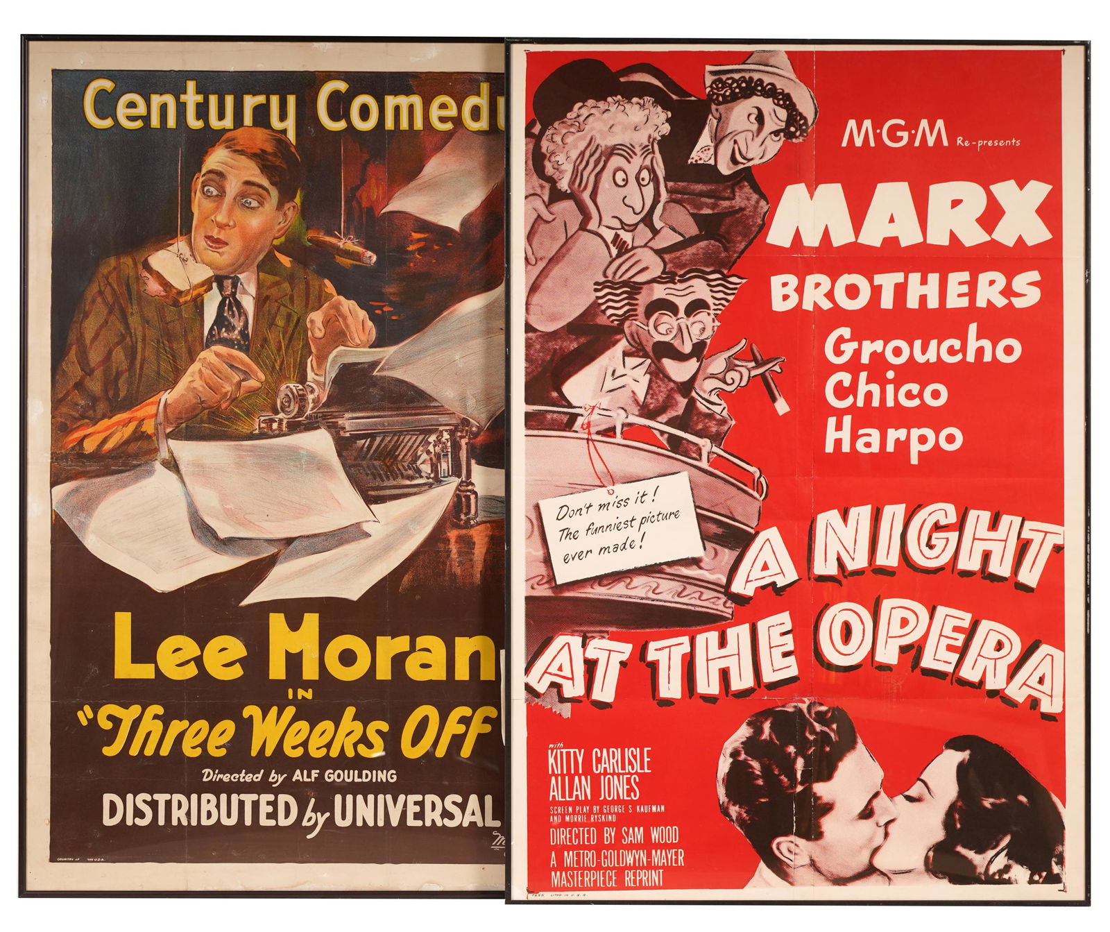 TWO VINTAGE MOVIE POSTERS (1 of 17)