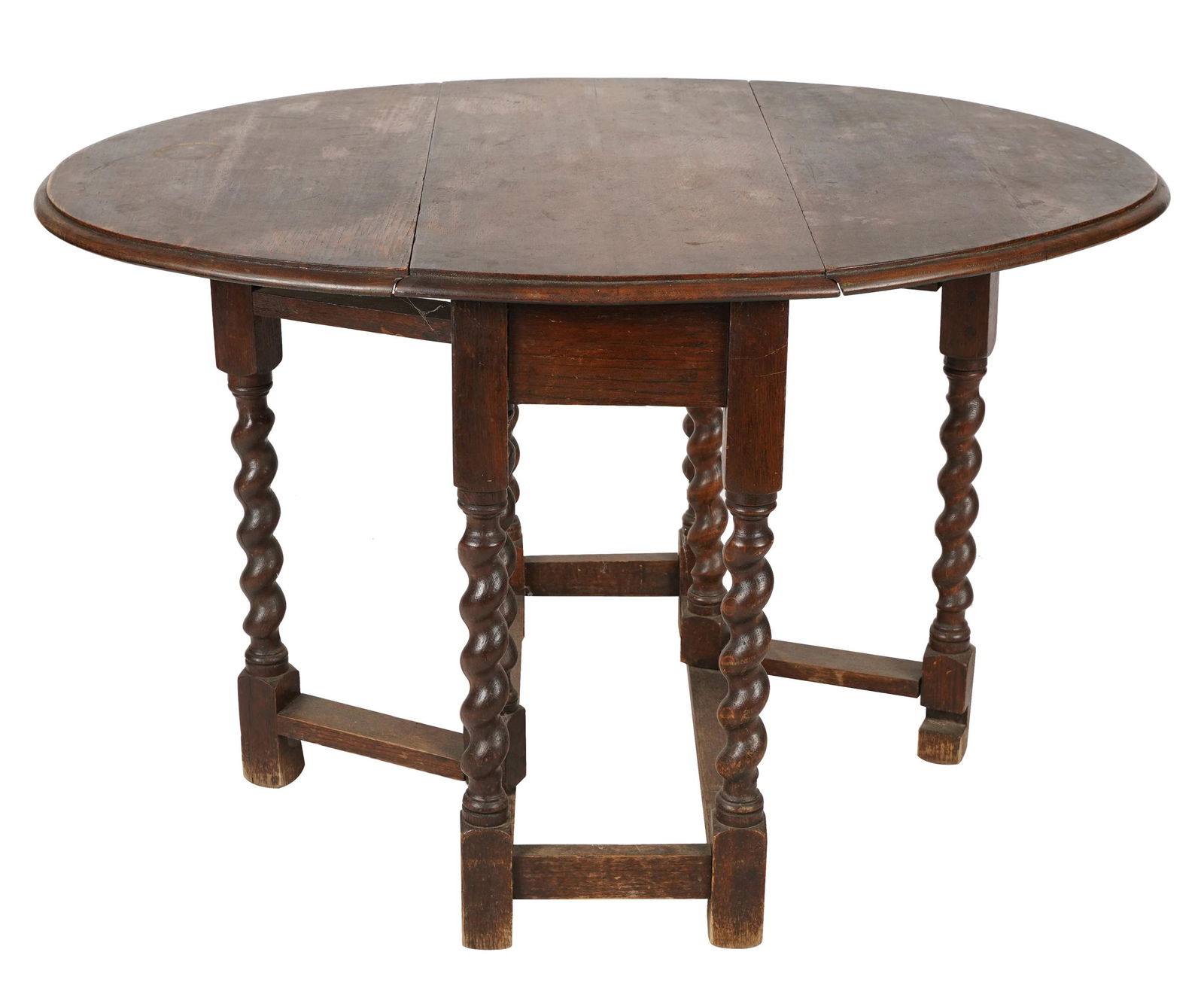 GEORGIAN OAK GATE-LEG TABLE (1 of 11)