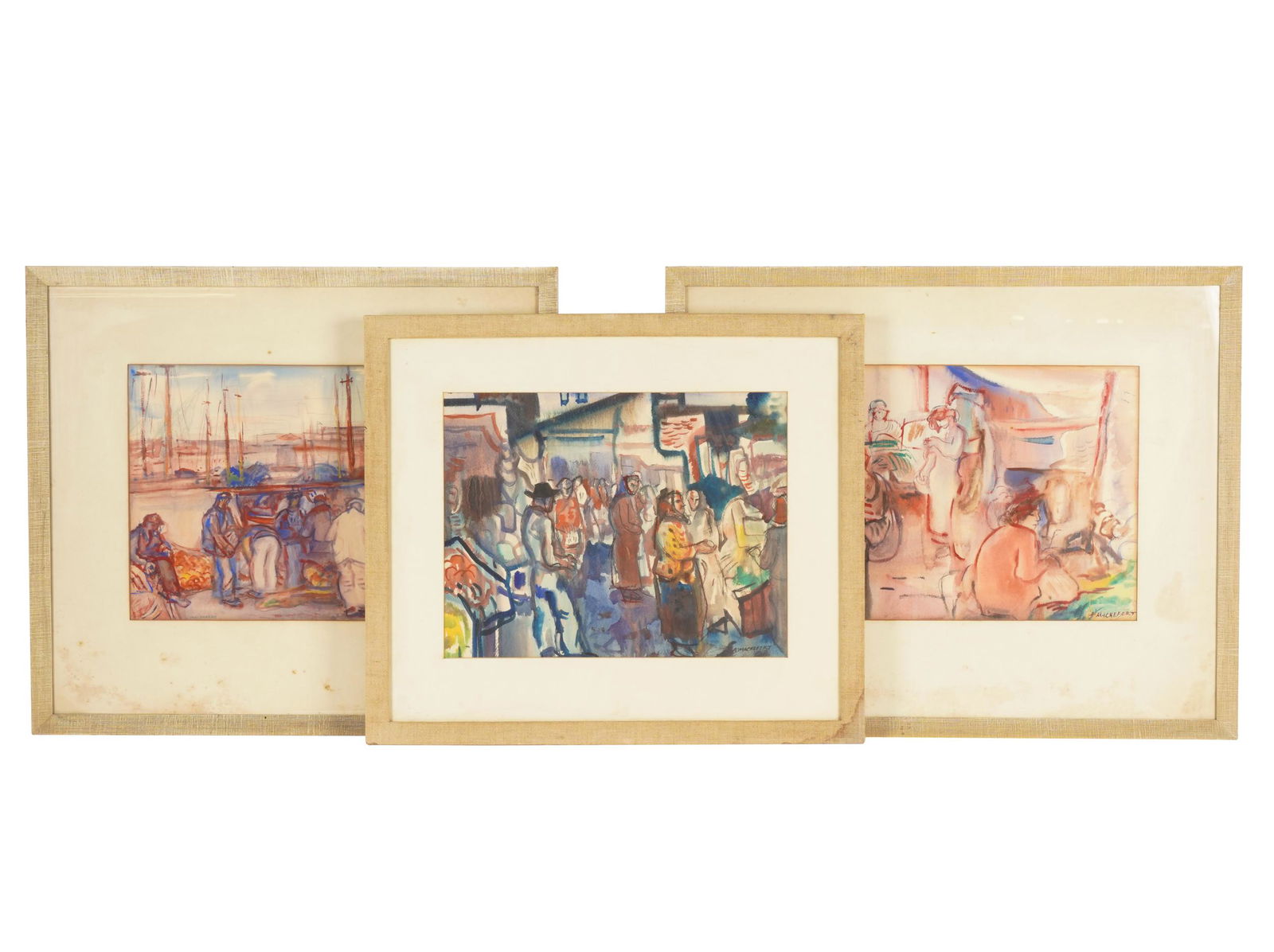 ADRIEN CLAUDE MACHEFERT (1881 - 1953): THREE WORKS (1 of 5)