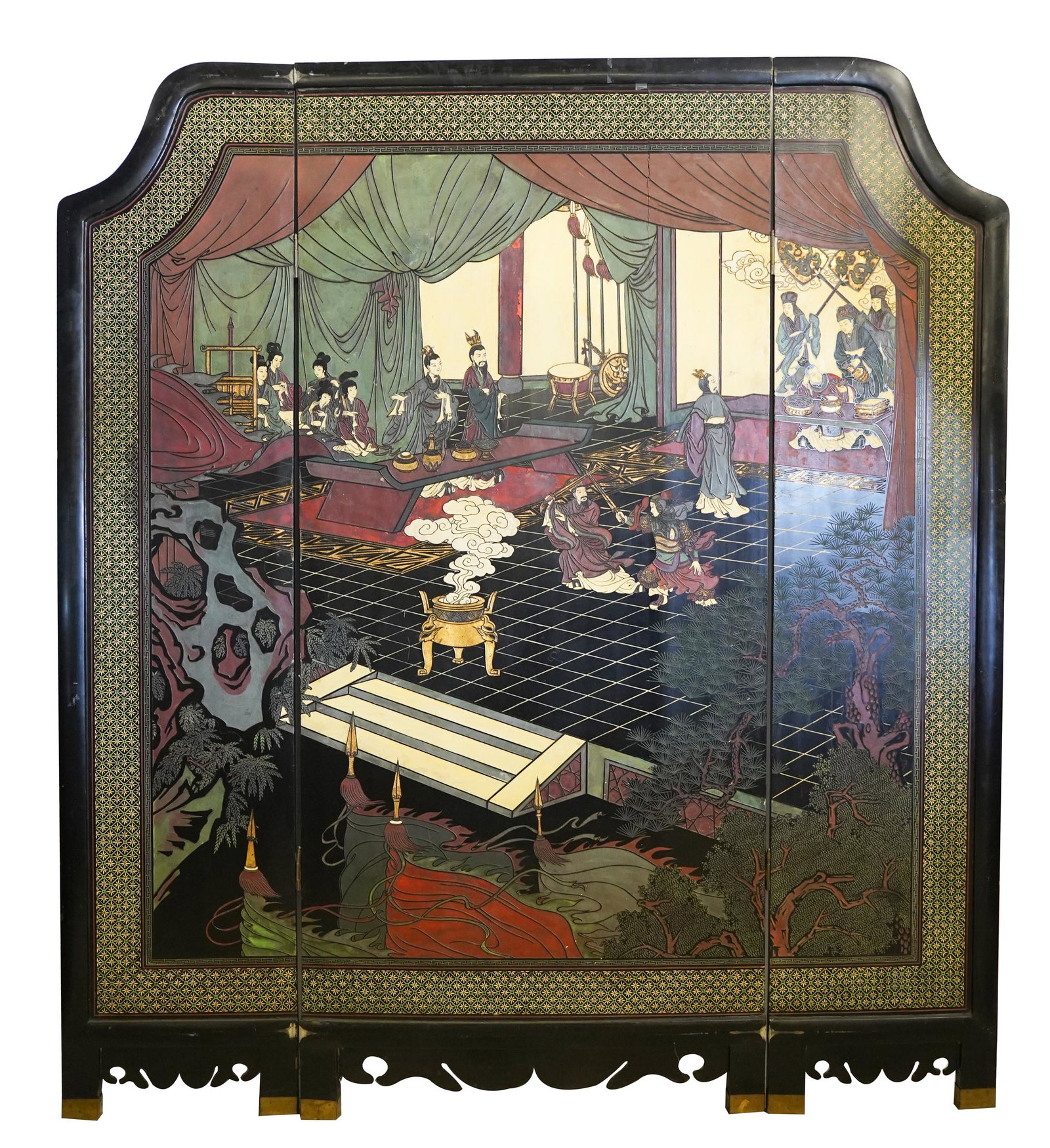 CHINESE COROMANDEL SCREEN (1 of 13)