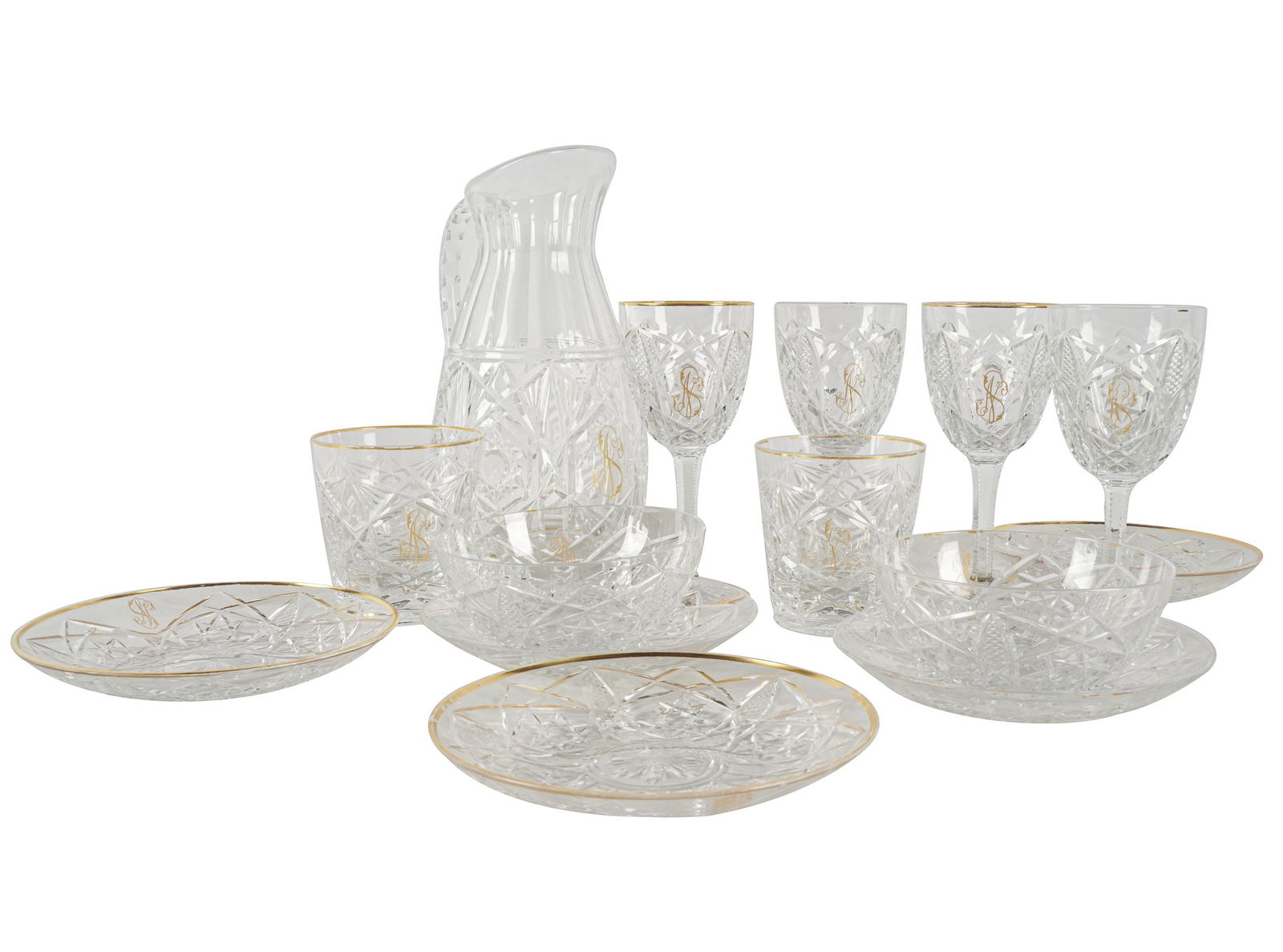 BACCARAT CUT CRYSTAL SERVICE (1 of 10)