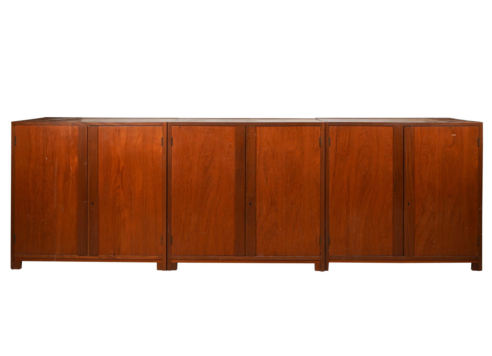 THREE-PART DANISH MODERN TEAK CABINET (1 of 8)
