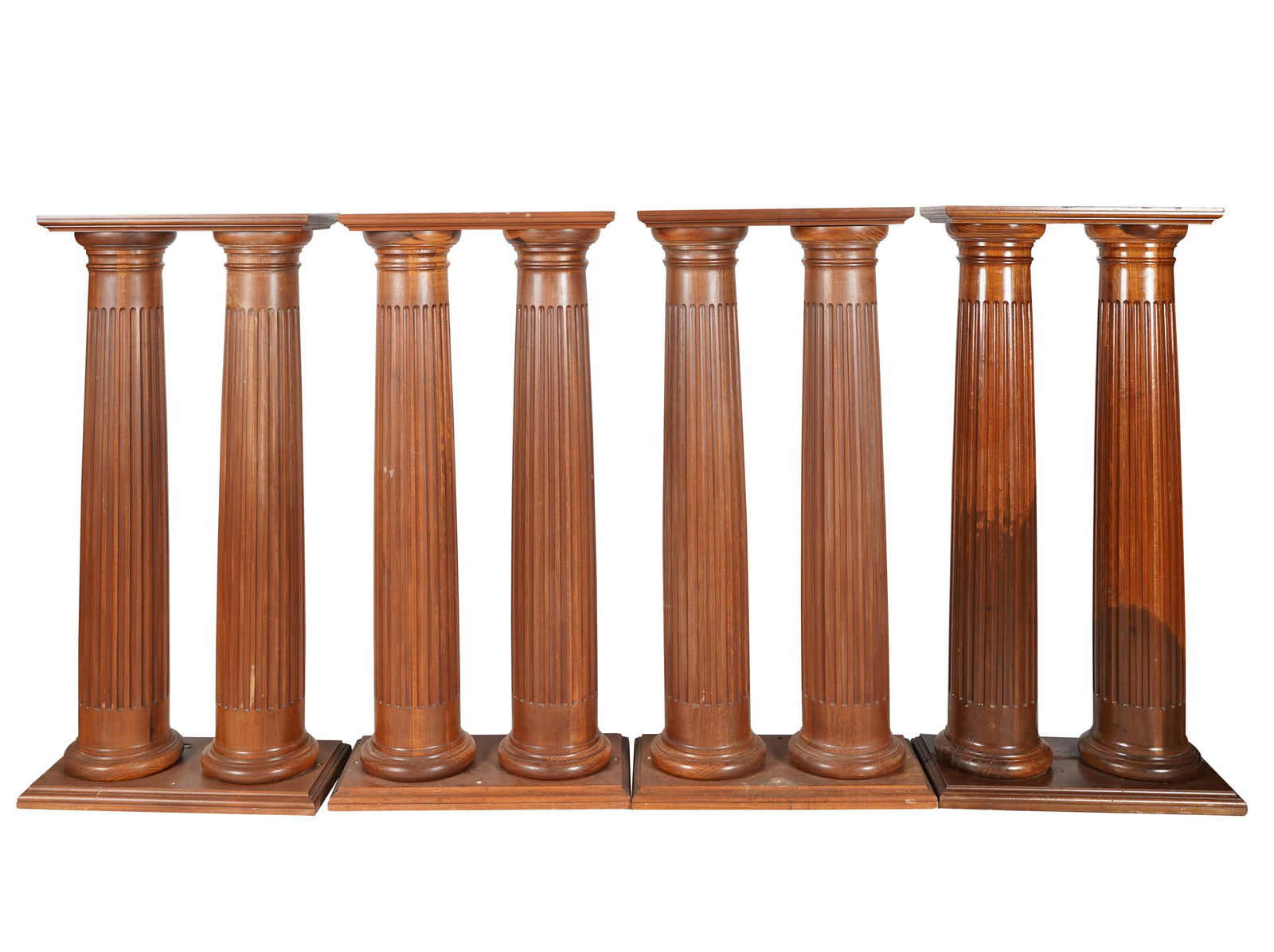FOUR DOUBLE-COLUMN PEDESTALS (1 of 14)