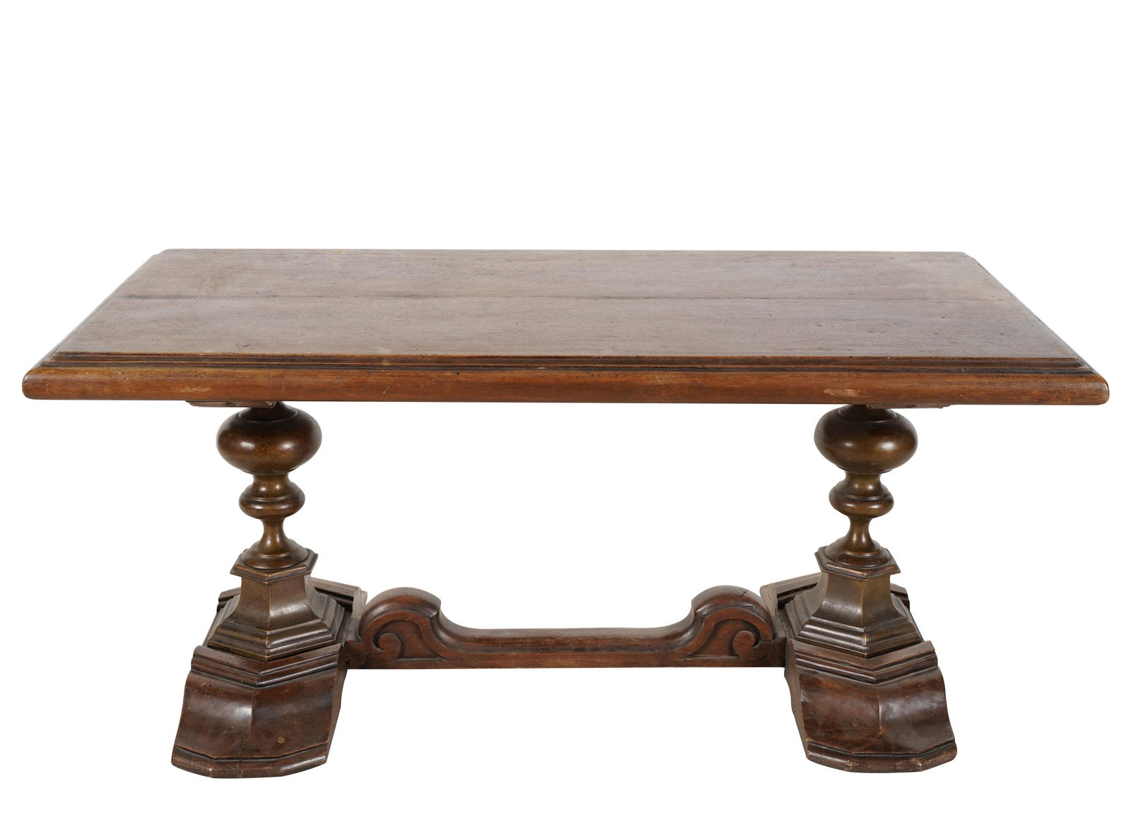 ITALIAN RENAISSANCE-STYLE WALNUT LOW TABLE (1 of 9)