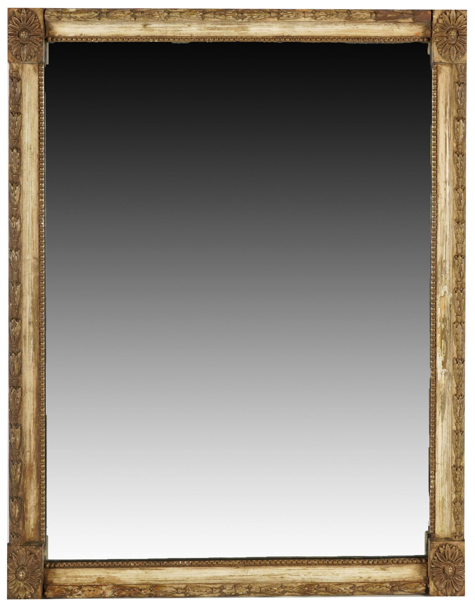 NEOCLASSICAL-STYLE CARVED WOOD WALL MIRROR (1 of 8)